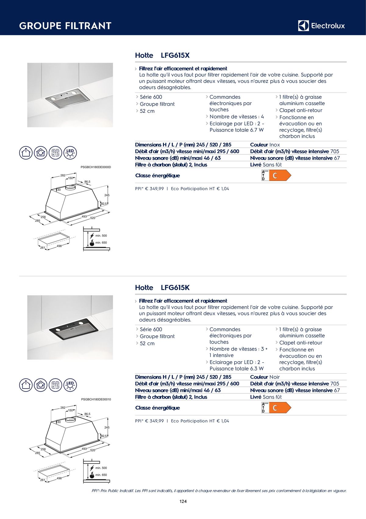 Catalogue Catalogue Electrolux Gamme Cuisinistes 2023, page 00139