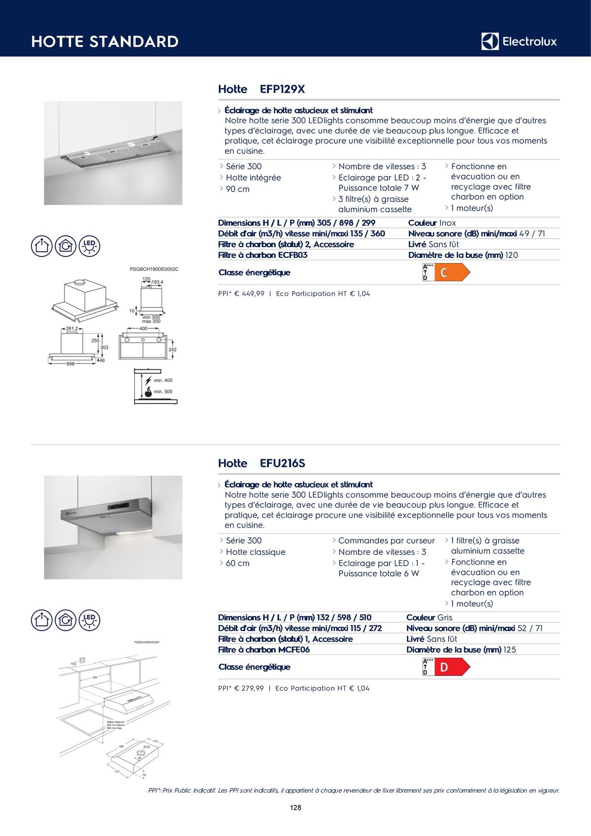 Catalogue Catalogue Electrolux Gamme Cuisinistes 2023, page 00143