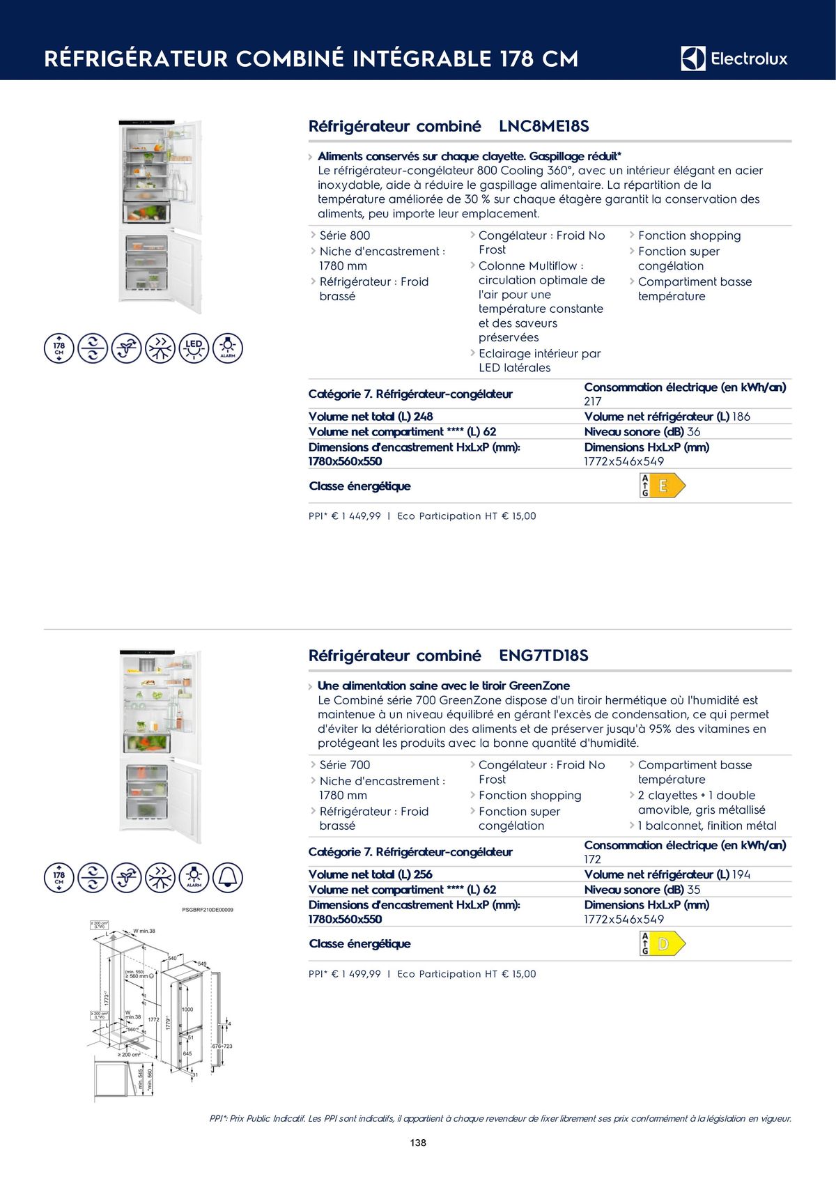 Catalogue Catalogue Electrolux Gamme Cuisinistes 2023, page 00153