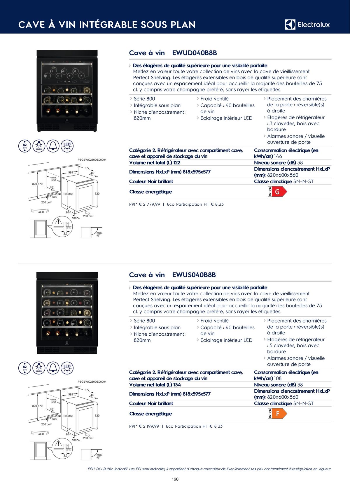 Catalogue Catalogue Electrolux Gamme Cuisinistes 2023, page 00175