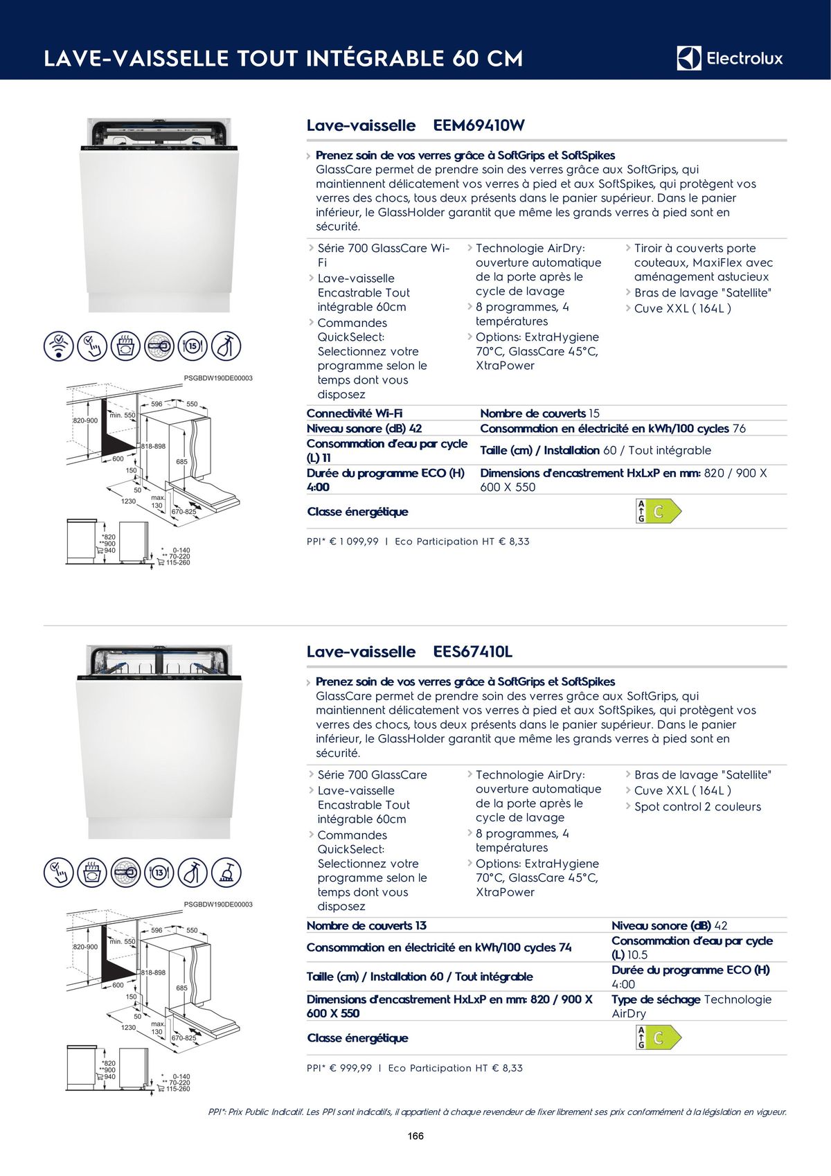 Catalogue Catalogue Electrolux Gamme Cuisinistes 2023, page 00183