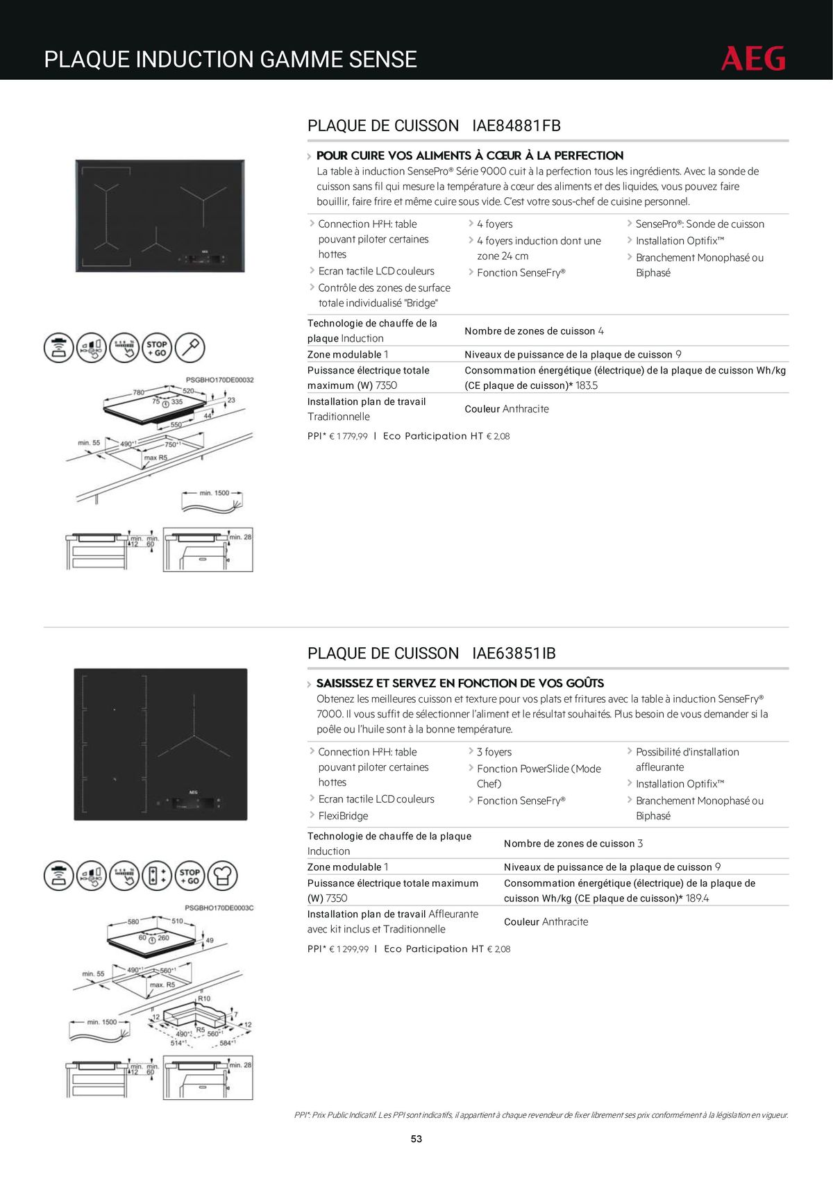 Catalogue Catalogue AEG Gamme Cuisinistes 2023, page 00068