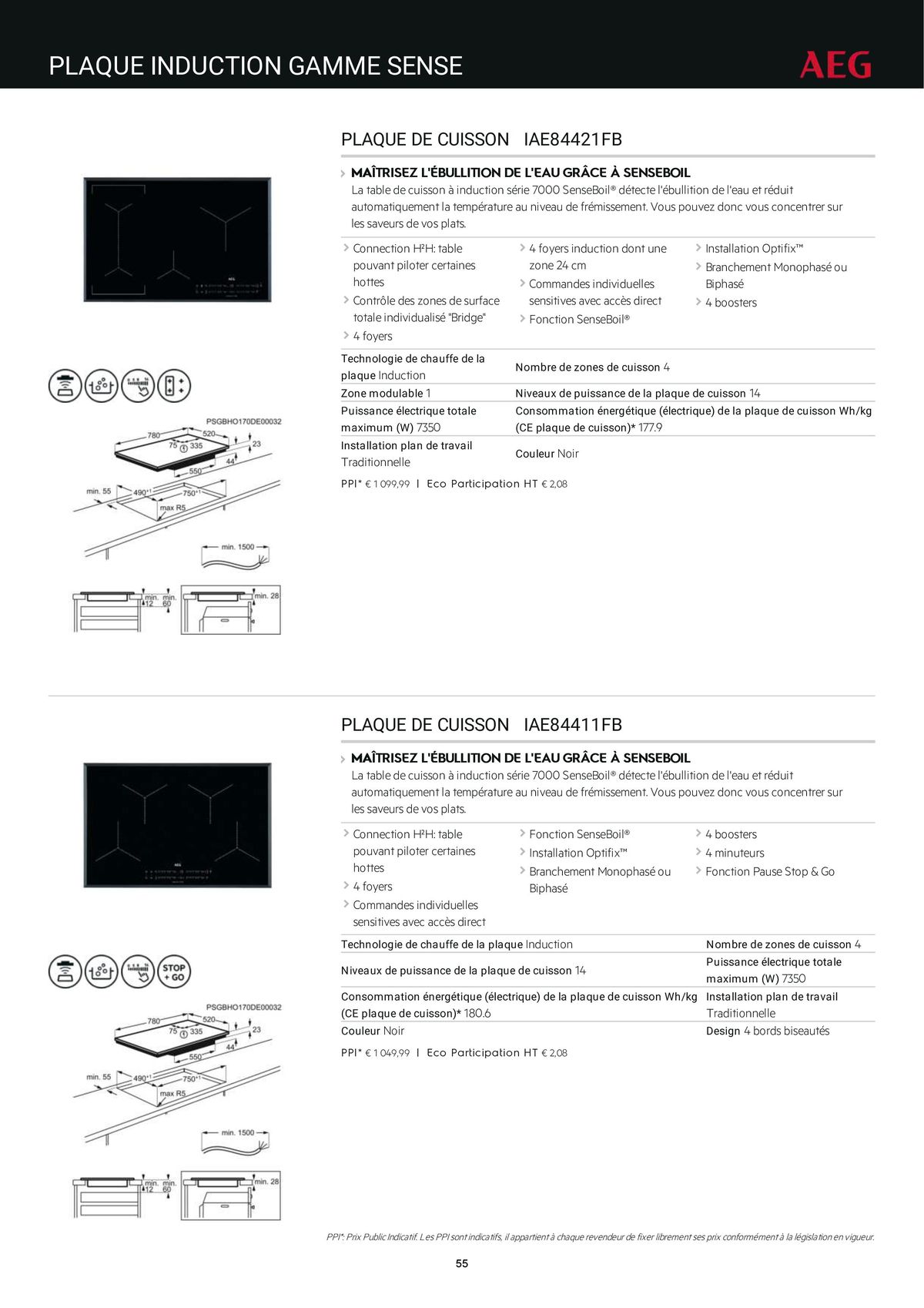 Catalogue Catalogue AEG Gamme Cuisinistes 2023, page 00070