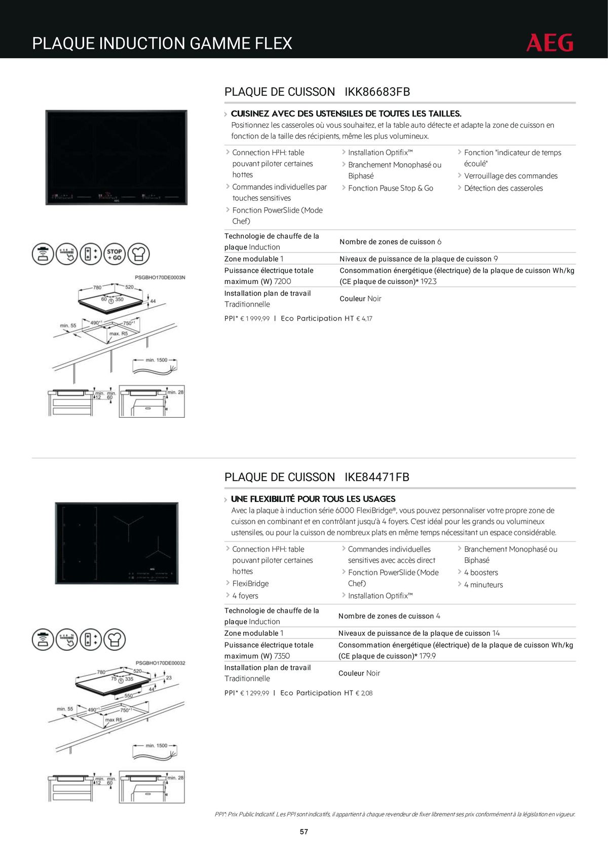 Catalogue Catalogue AEG Gamme Cuisinistes 2023, page 00072