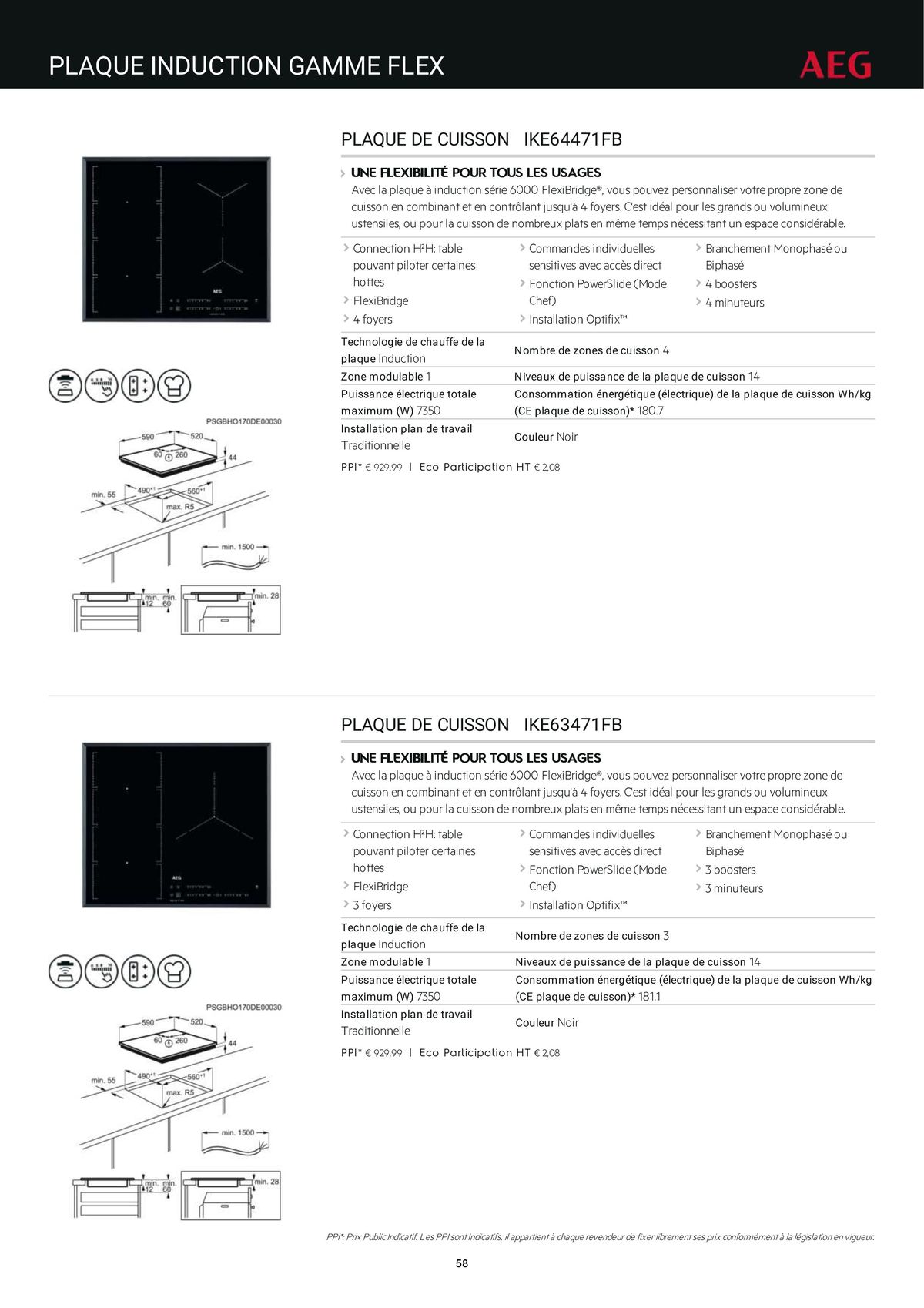 Catalogue Catalogue AEG Gamme Cuisinistes 2023, page 00073