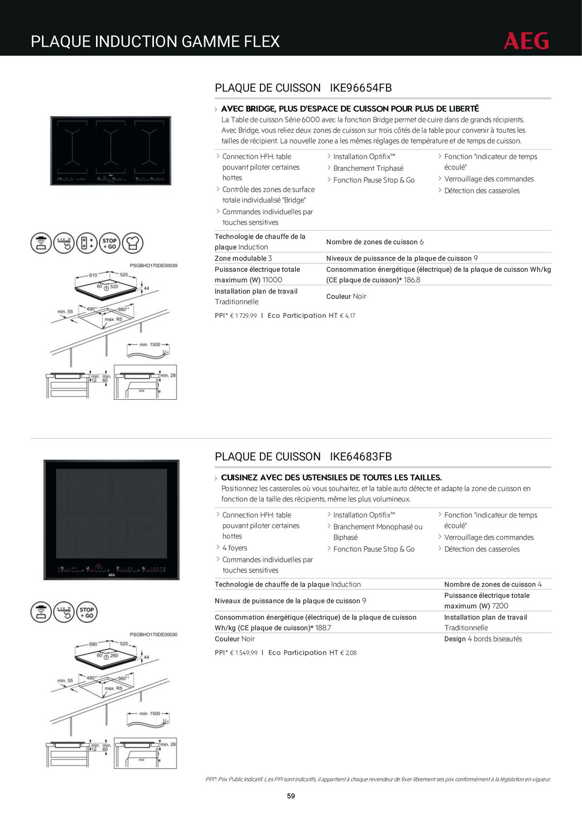 Catalogue Catalogue AEG Gamme Cuisinistes 2023, page 00074