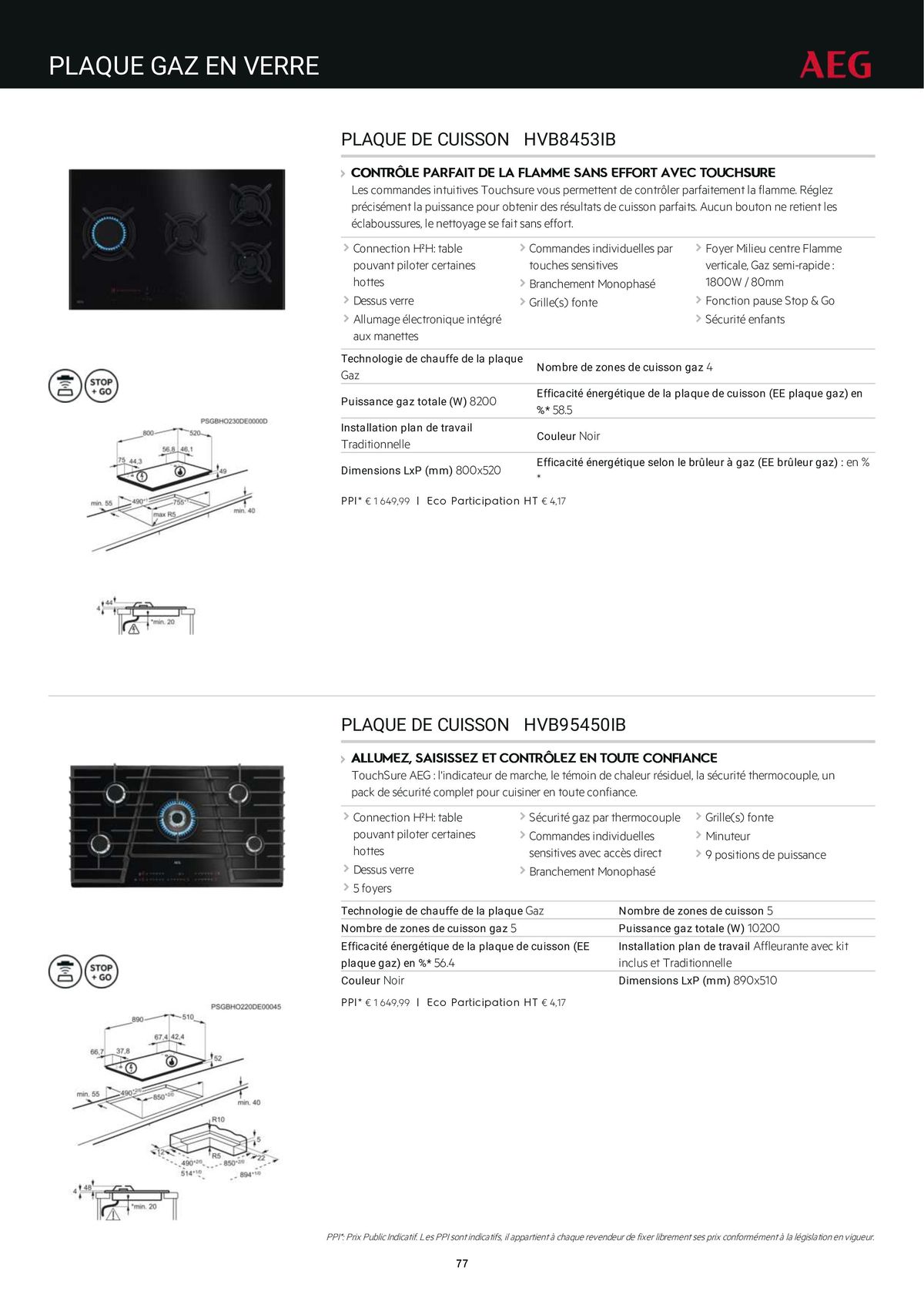 Catalogue Catalogue AEG Gamme Cuisinistes 2023, page 00092