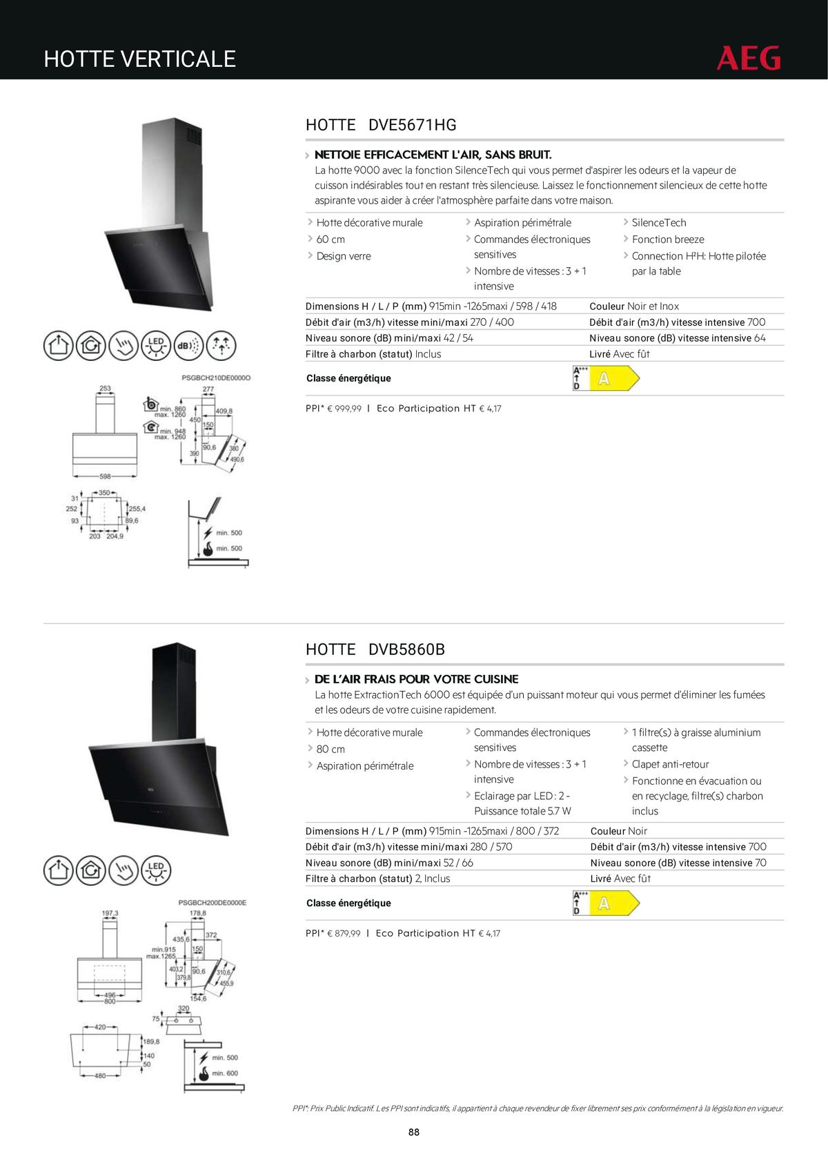 Catalogue Catalogue AEG Gamme Cuisinistes 2023, page 00103