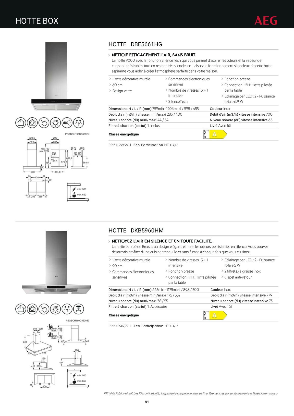 Catalogue Catalogue AEG Gamme Cuisinistes 2023, page 00106