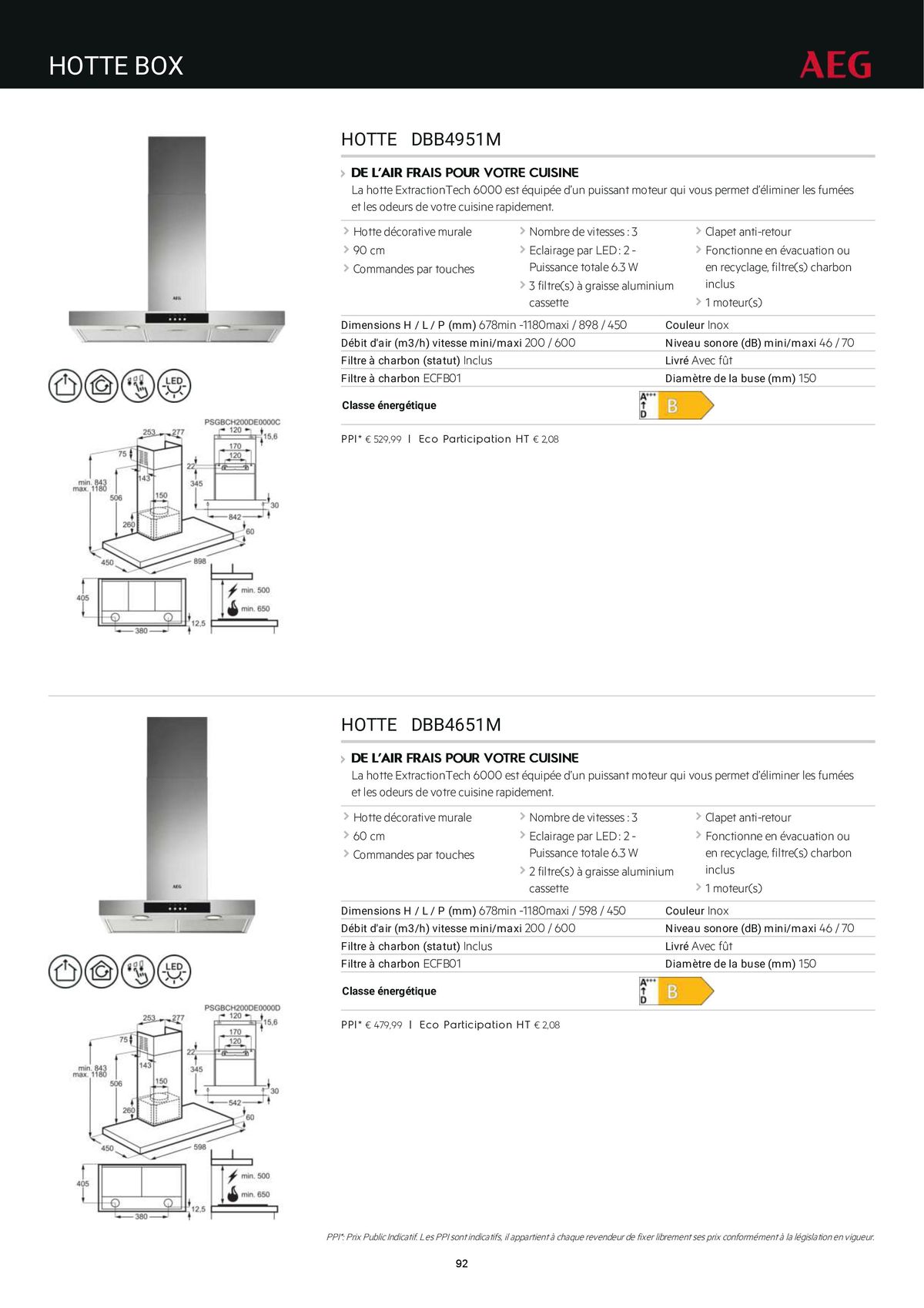 Catalogue Catalogue AEG Gamme Cuisinistes 2023, page 00107