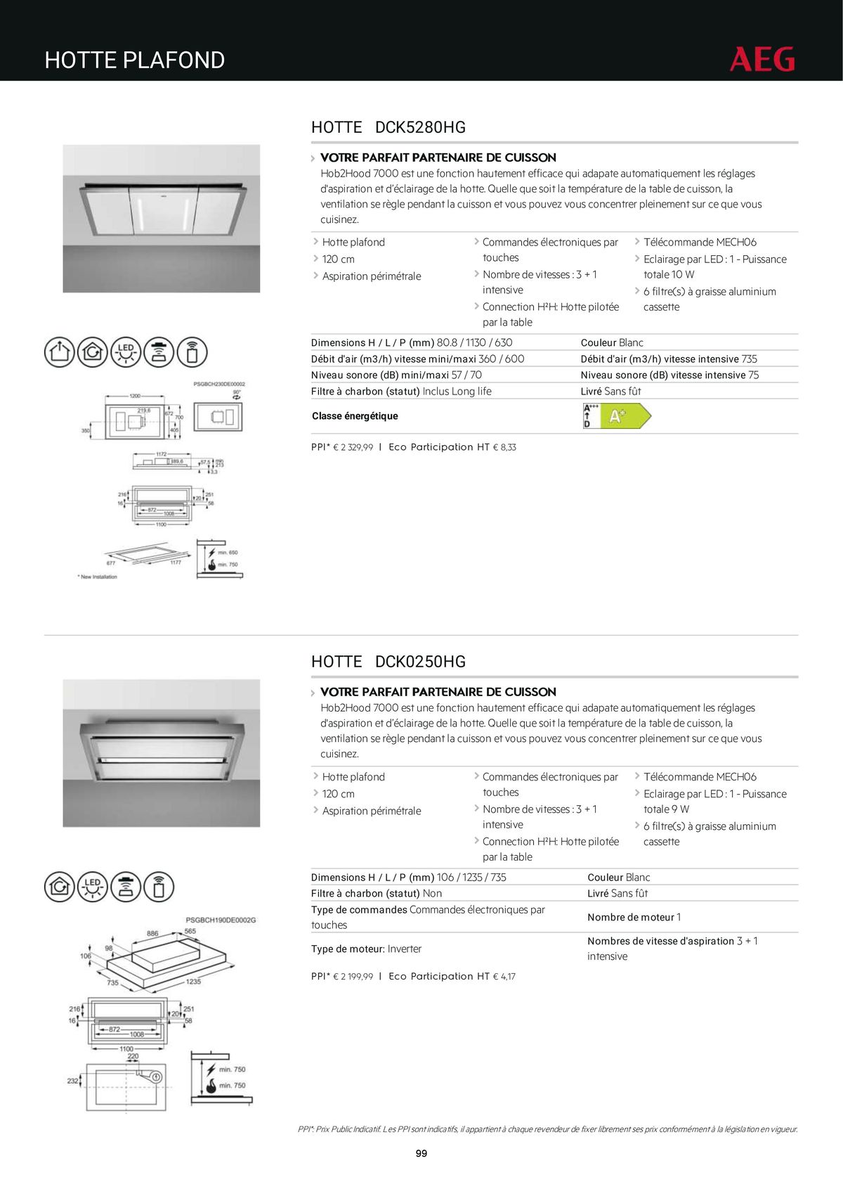 Catalogue Catalogue AEG Gamme Cuisinistes 2023, page 00114