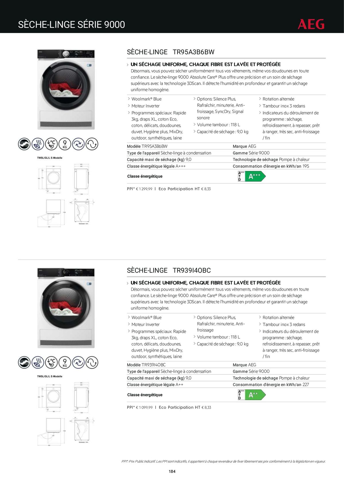 Catalogue Catalogue AEG Gamme Cuisinistes 2023, page 00202