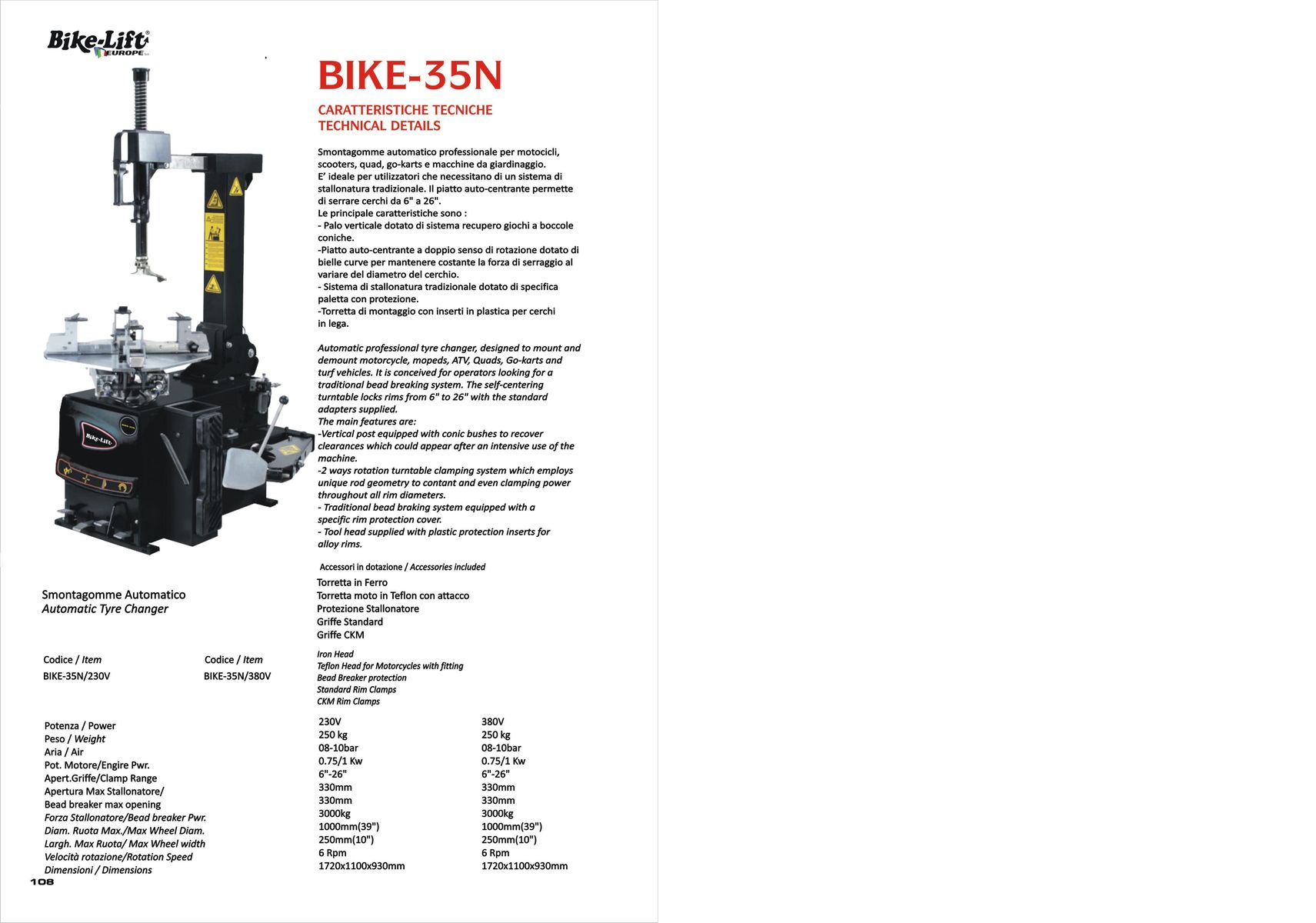 Catalogue BIKE LIFT 2023, page 00108