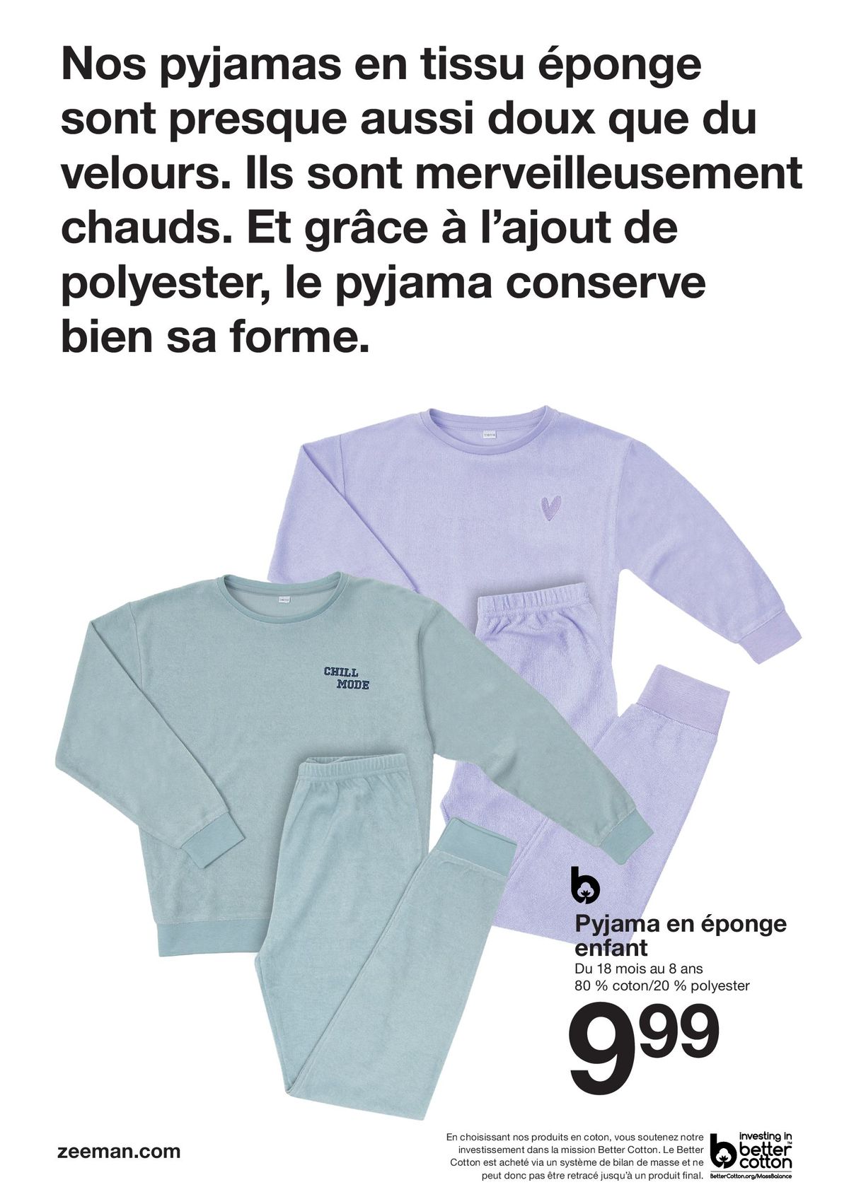 Catalogue Des pyjamas et des vêtements thermiques pour toute la famille., page 00012