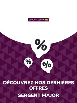 Promos de Enfants et Jeux à Dole | Offres Sergent Major sur Sergent Major | 30/10/2023 - 30/10/2024