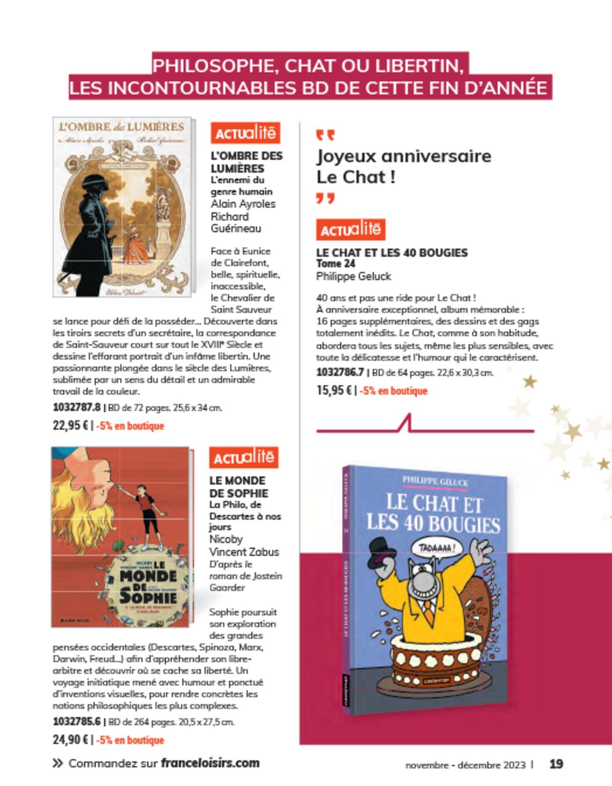 Catalogue Catalogue France Loisirs, page 00019