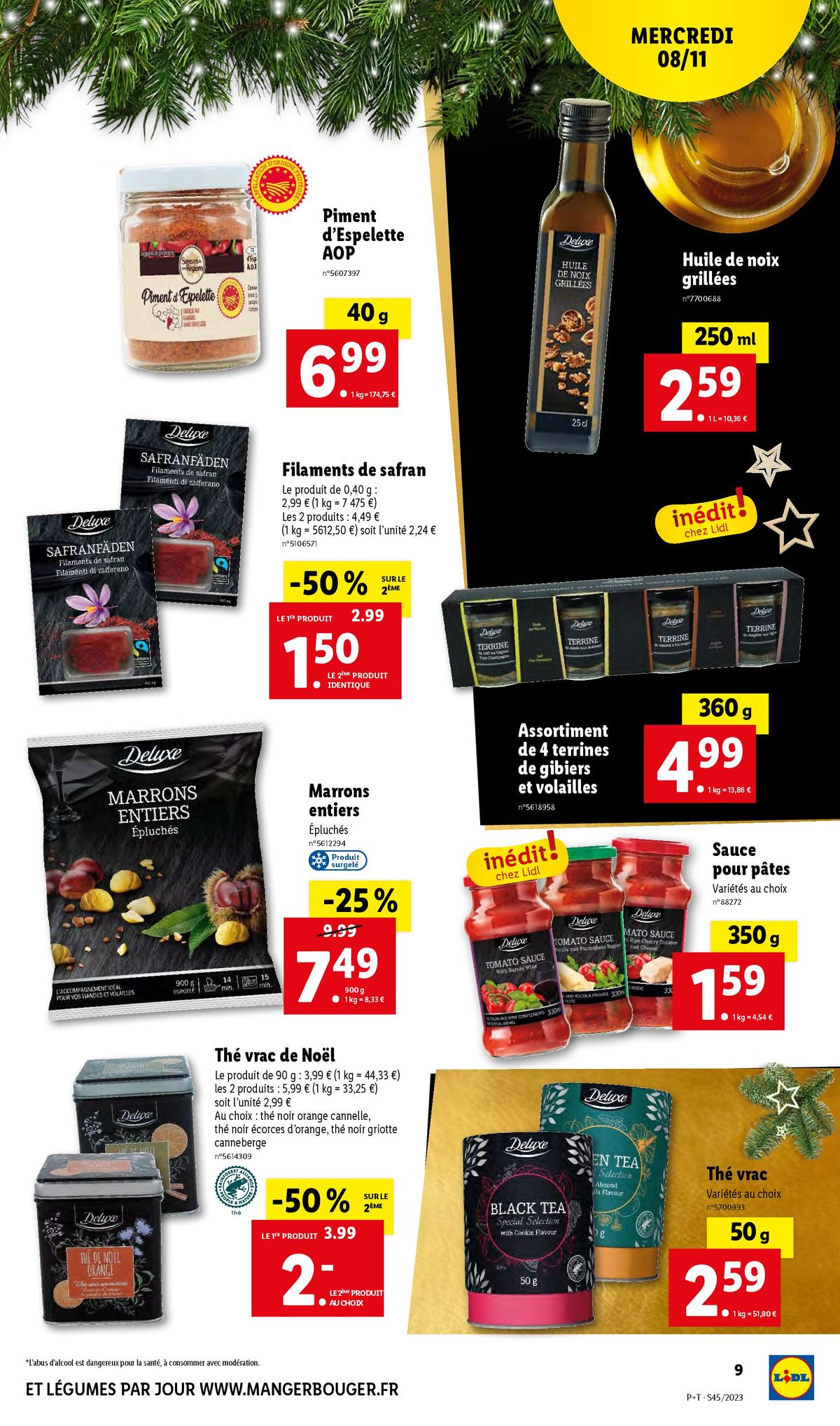 Catalogue Des fêtes magiques à prix LIDL, page 00009