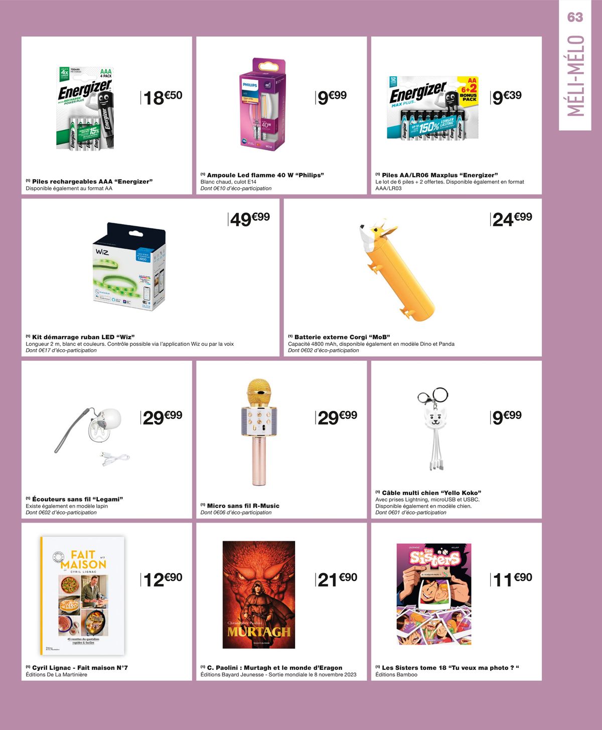 Catalogue Promotions, page 00063