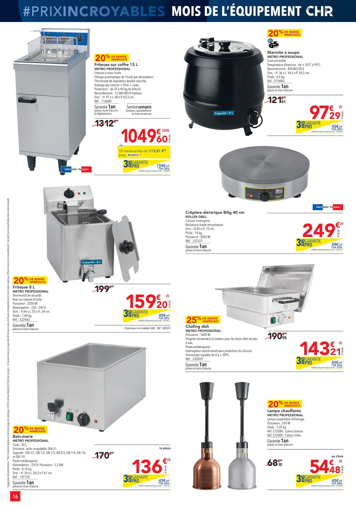 Catalogue SELECTION PROMO EQUIPEMENT, page 00016