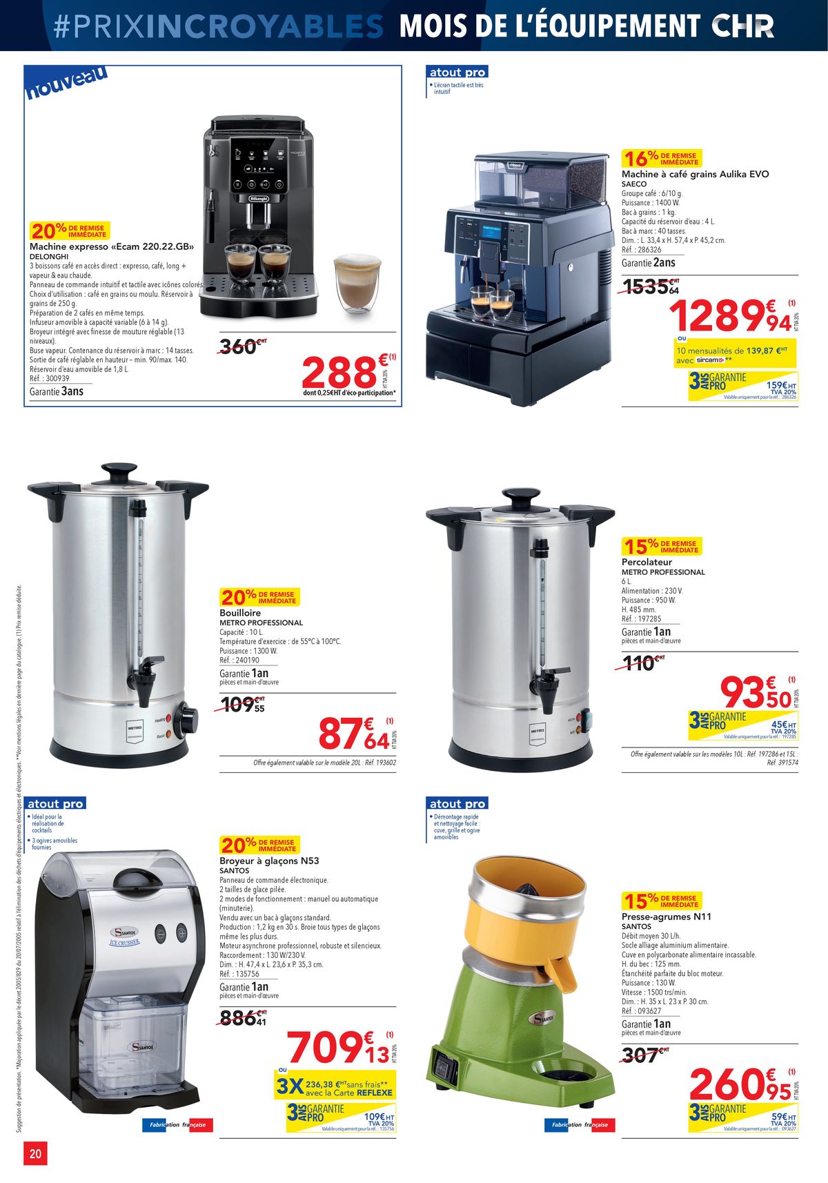 Catalogue SELECTION PROMO EQUIPEMENT, page 00020