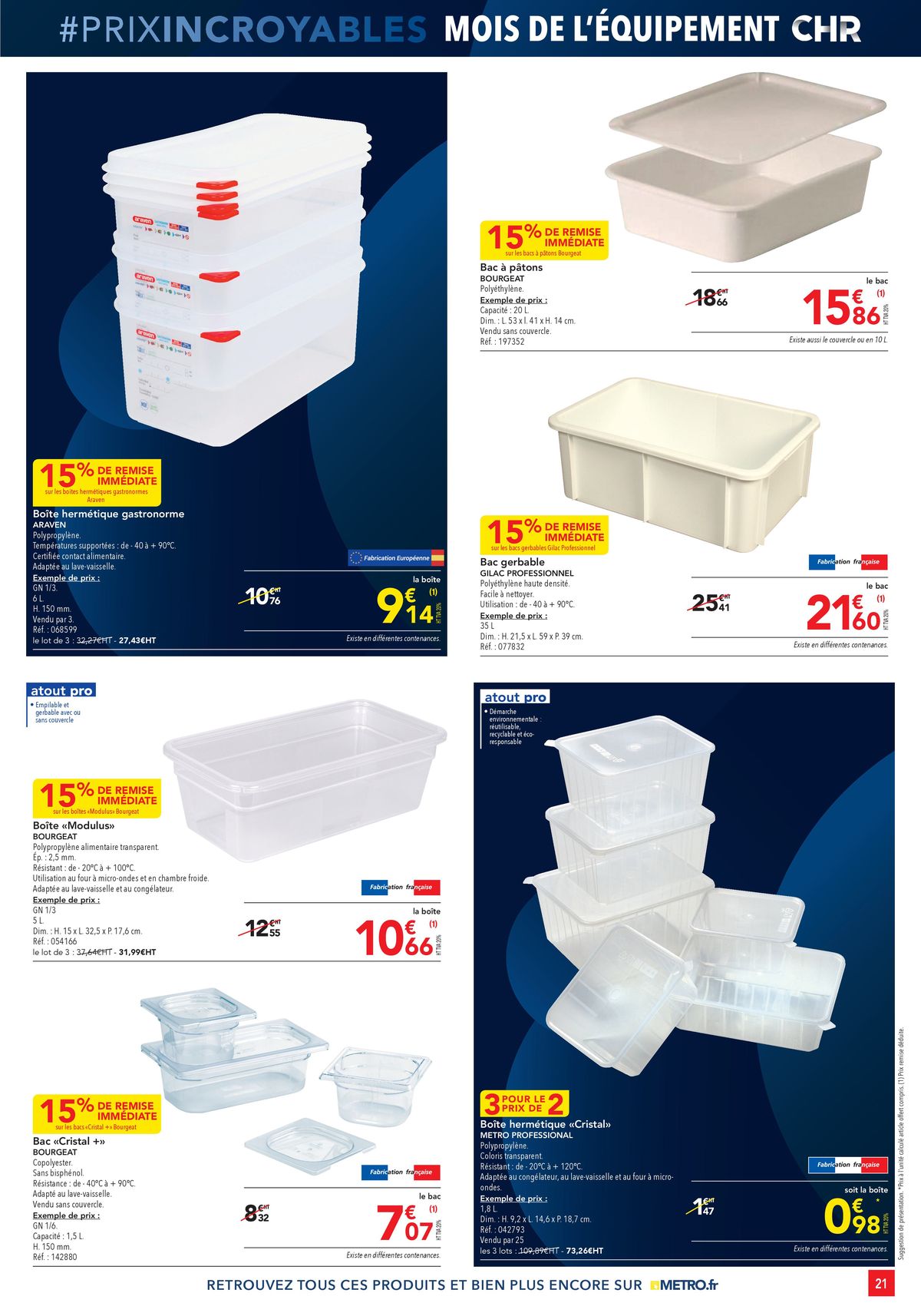 Catalogue SELECTION PROMO EQUIPEMENT, page 00021