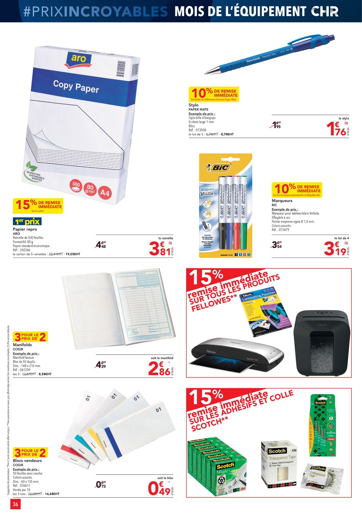 Catalogue SELECTION PROMO EQUIPEMENT, page 00036