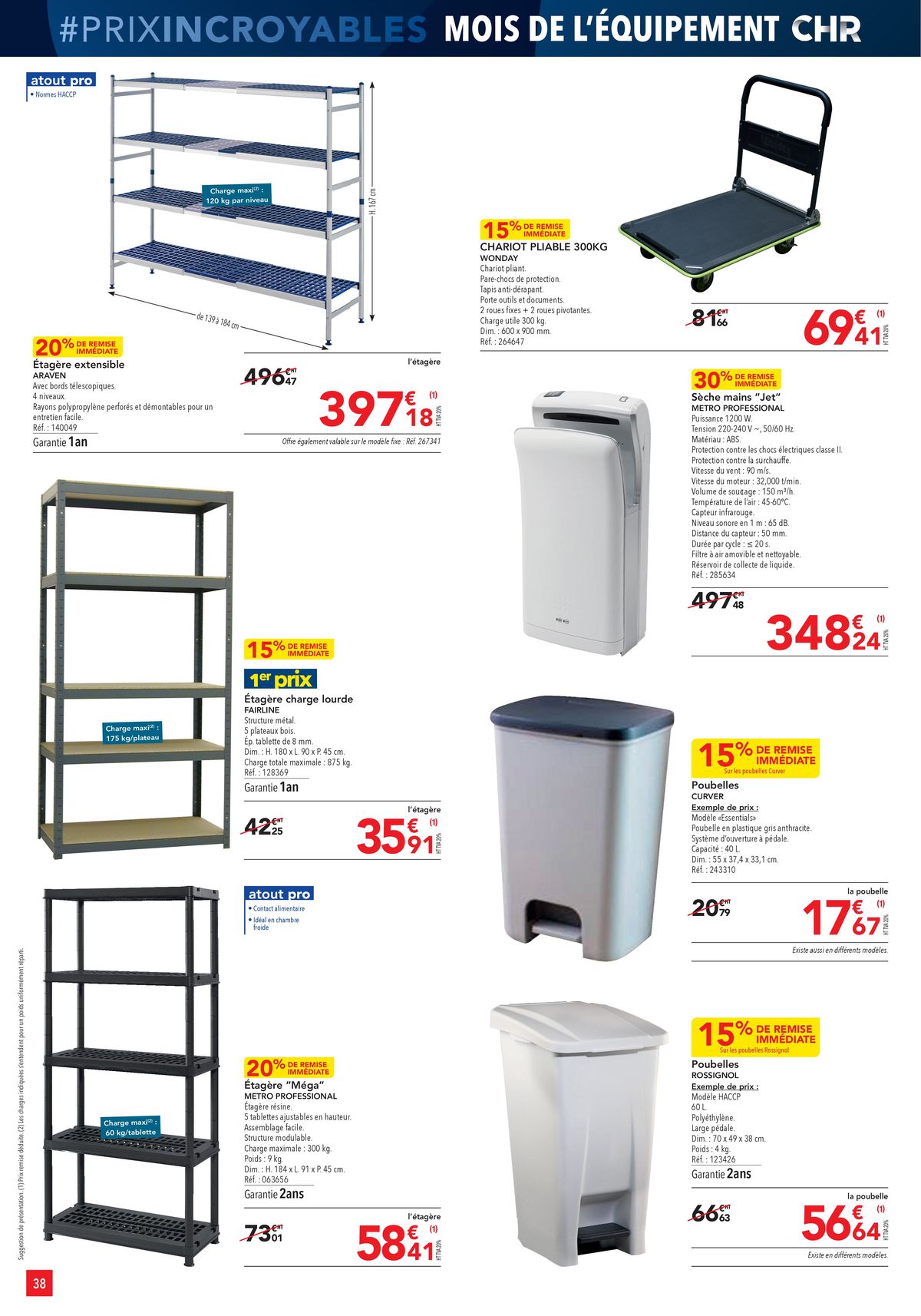 Catalogue SELECTION PROMO EQUIPEMENT, page 00038