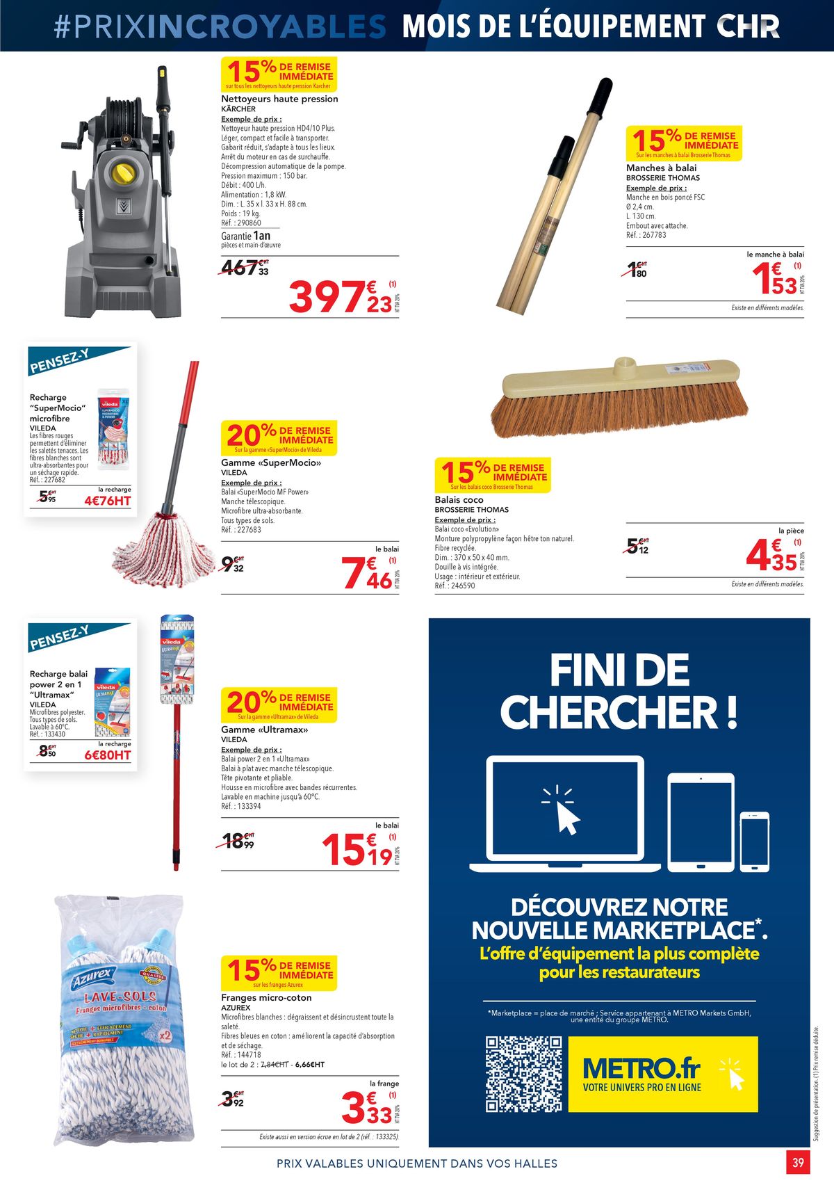 Catalogue SELECTION PROMO EQUIPEMENT, page 00039