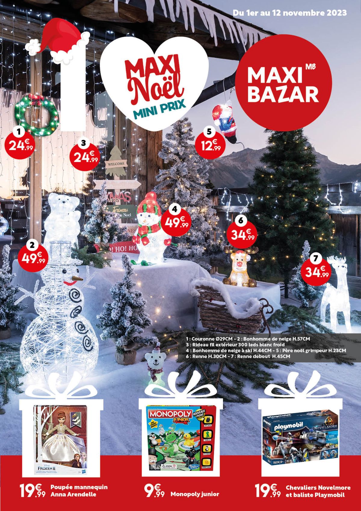 Catalogue Maxi Noël mini prix, page 00001