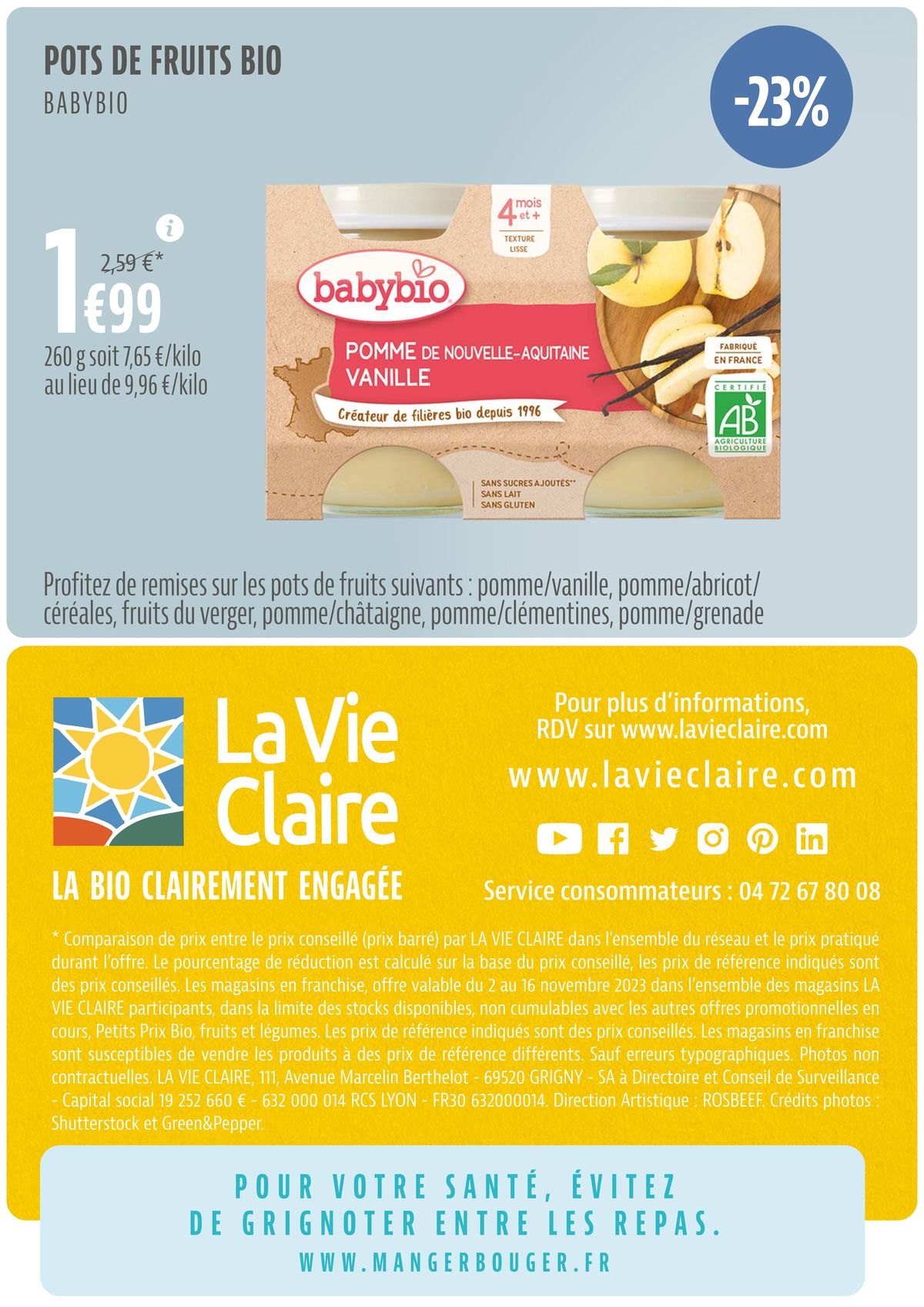 Catalogue Catalogue La Vie Claire, page 00026