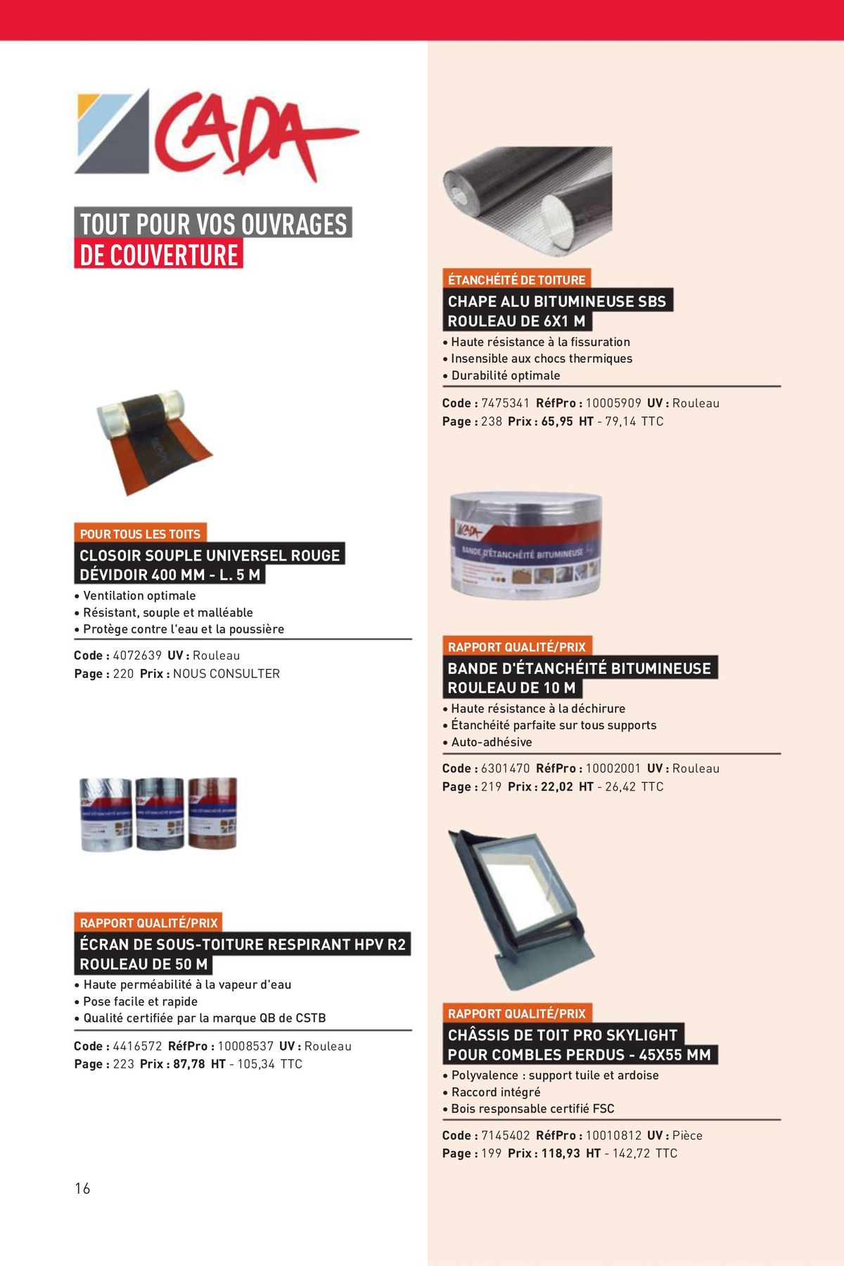 Catalogue Matériaux 2023 Nord, page 00016