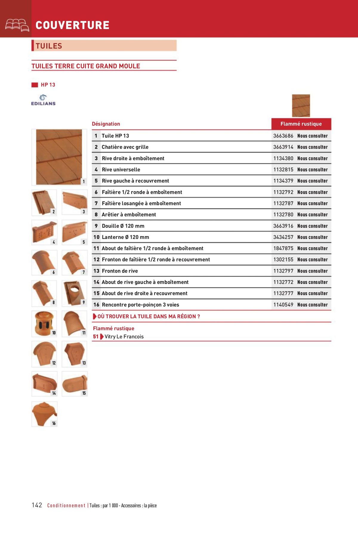 Catalogue Matériaux 2023 Nord, page 00142
