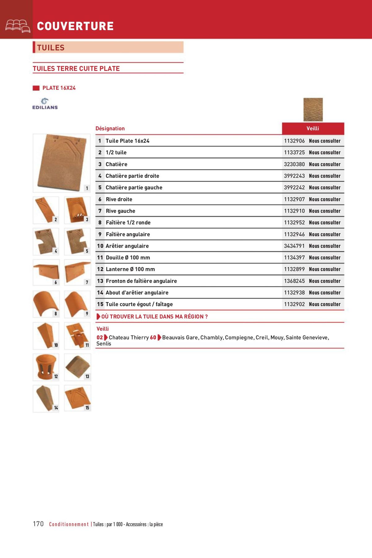 Catalogue Matériaux 2023 Nord, page 00170