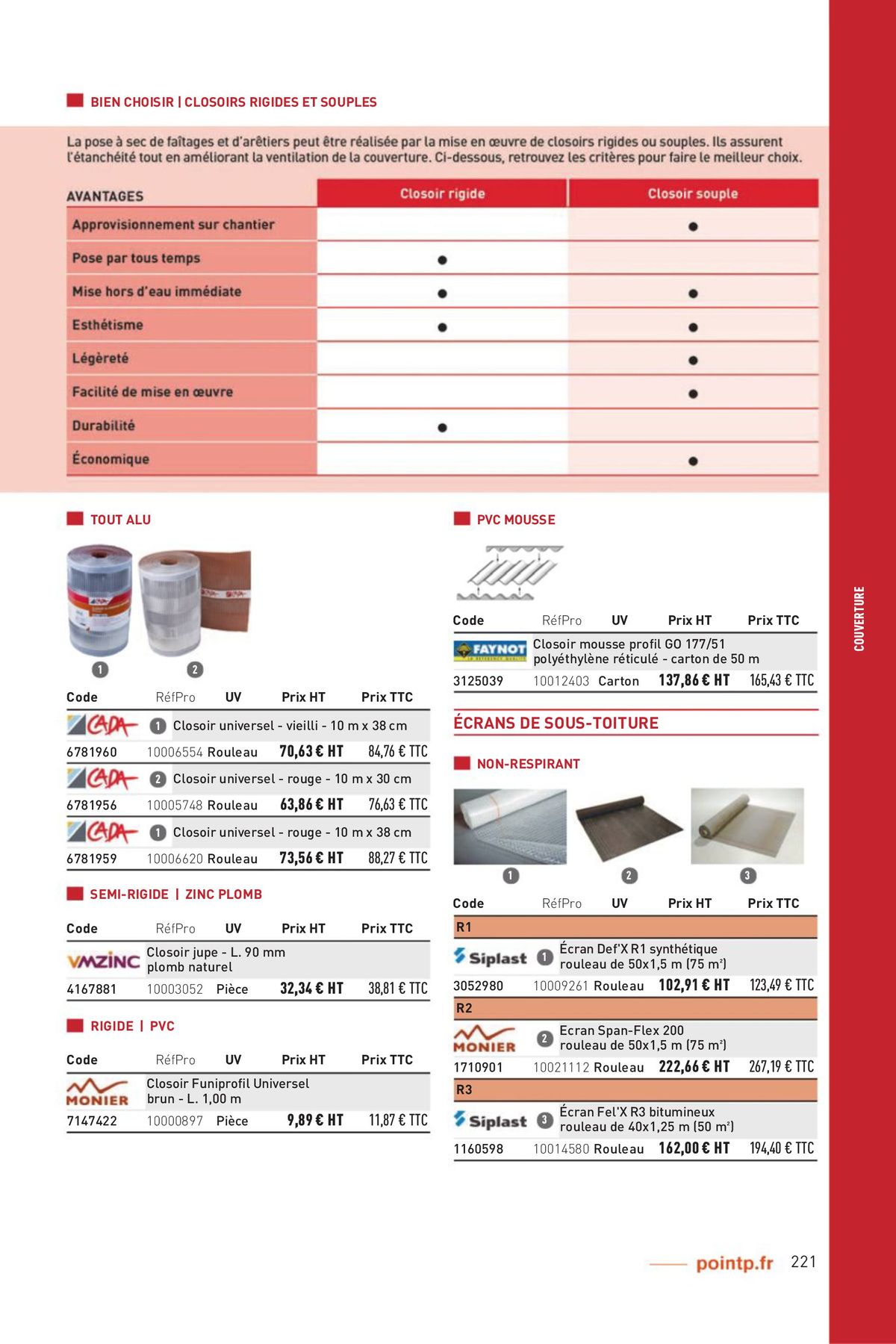Catalogue Matériaux 2023 Nord, page 00221