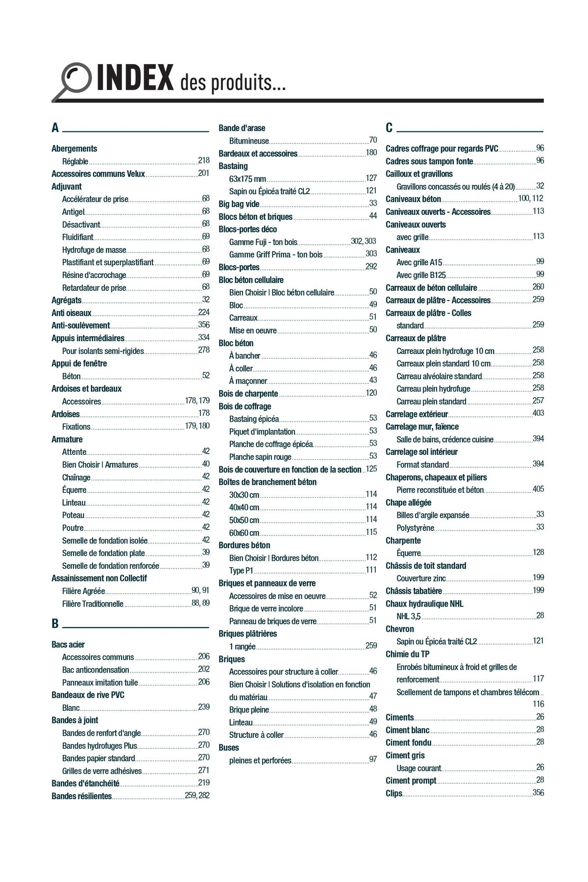 Catalogue Matériaux 2023 Nord, page 00420