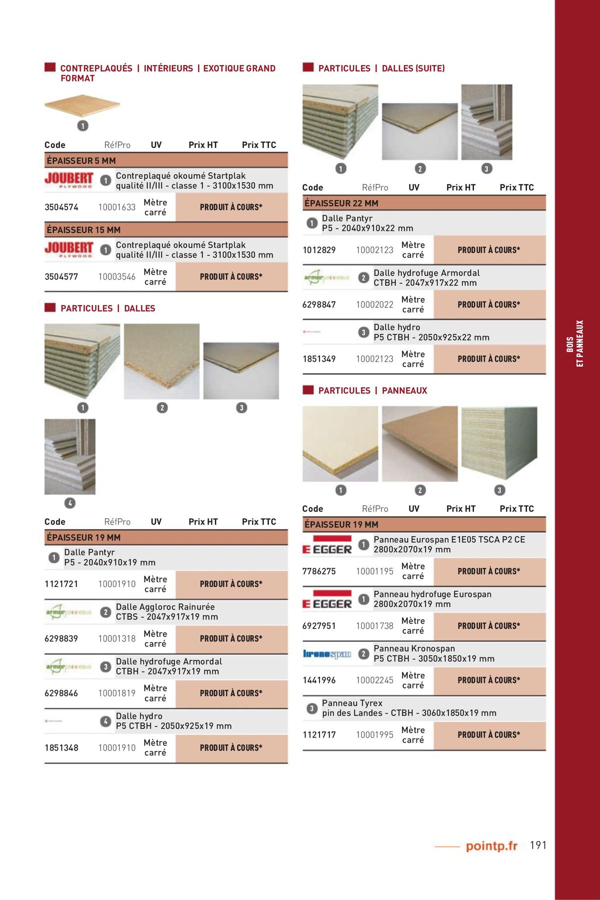 Catalogue Materiaux nouvelle aquitaine digital, page 00191