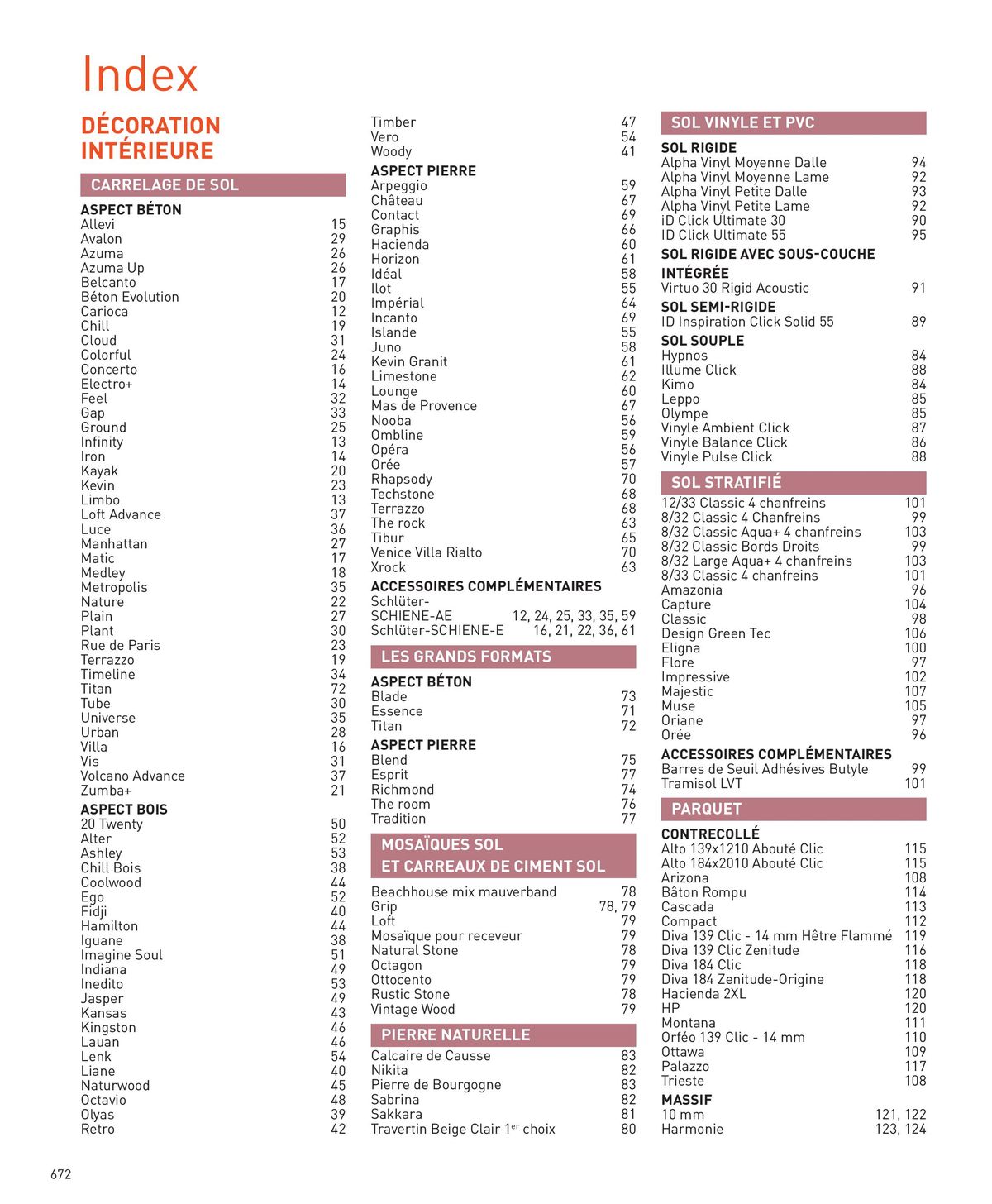 Catalogue Sélection 2023 Intérieur Extérieur, page 00672