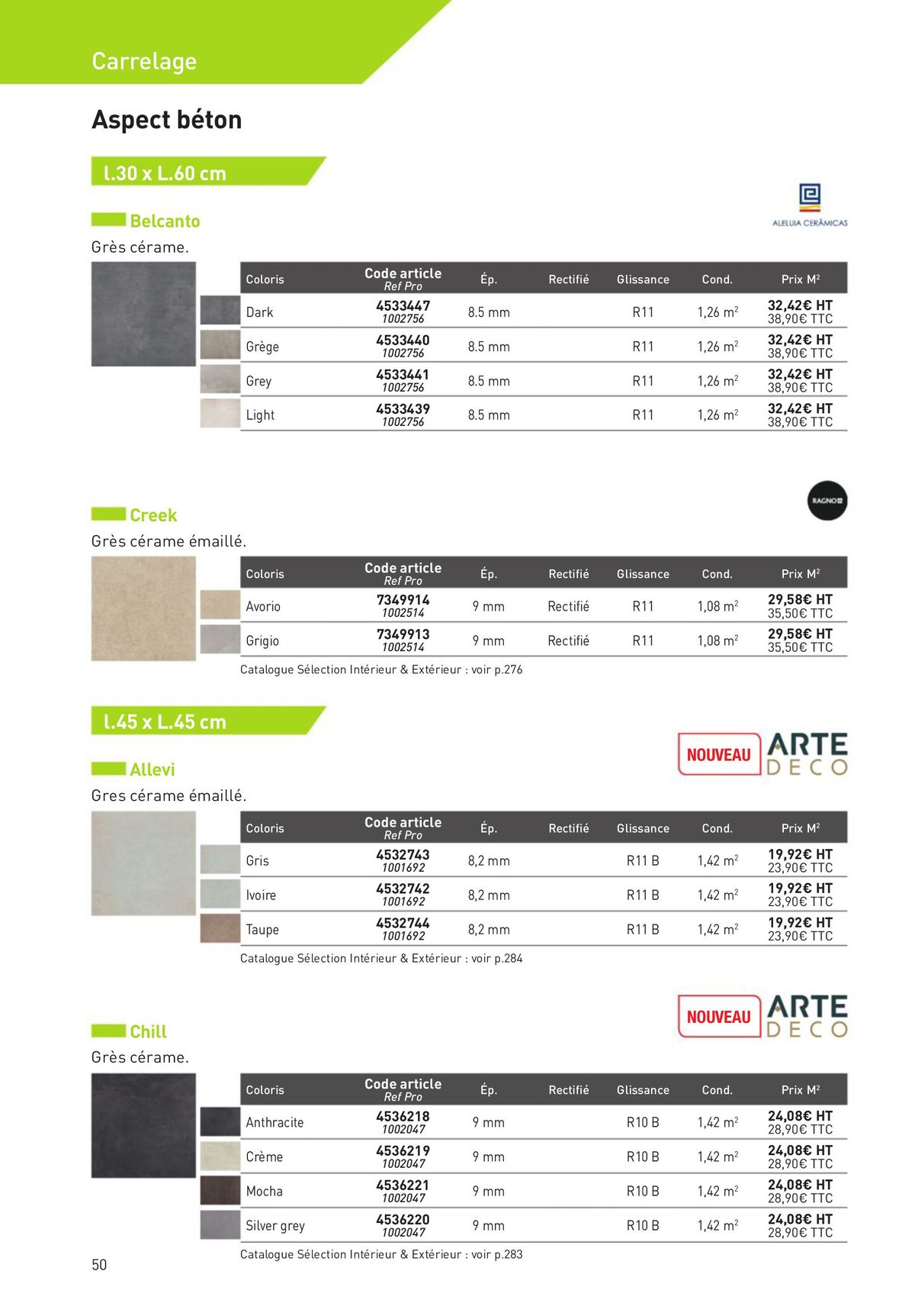 Catalogue Aménagement Extérieur pour les professionnels, page 00050