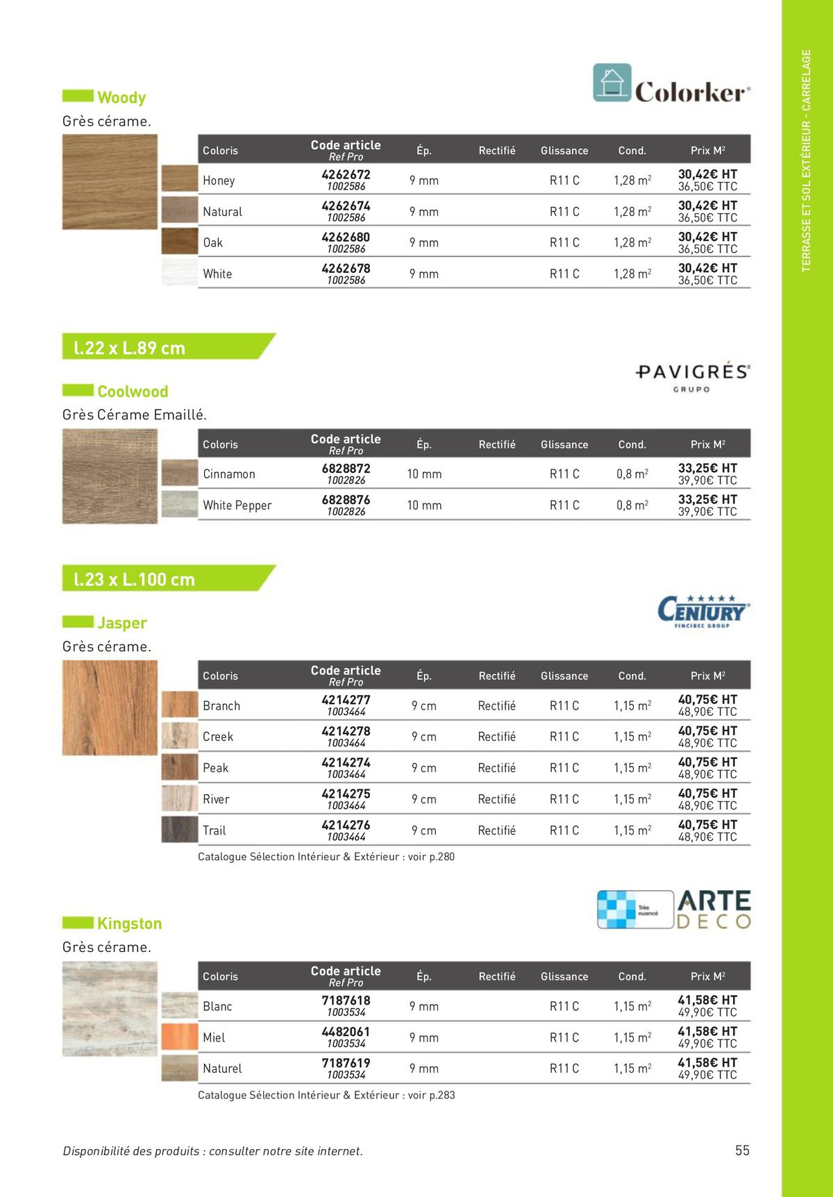 Catalogue Aménagement Extérieur pour les professionnels, page 00055