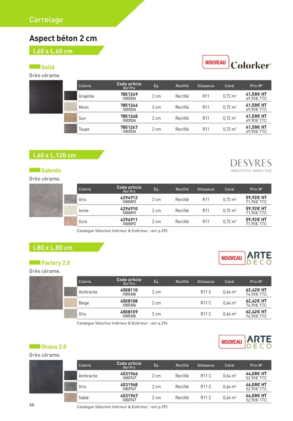 Catalogue Aménagement Extérieur pour les professionnels, page 00066