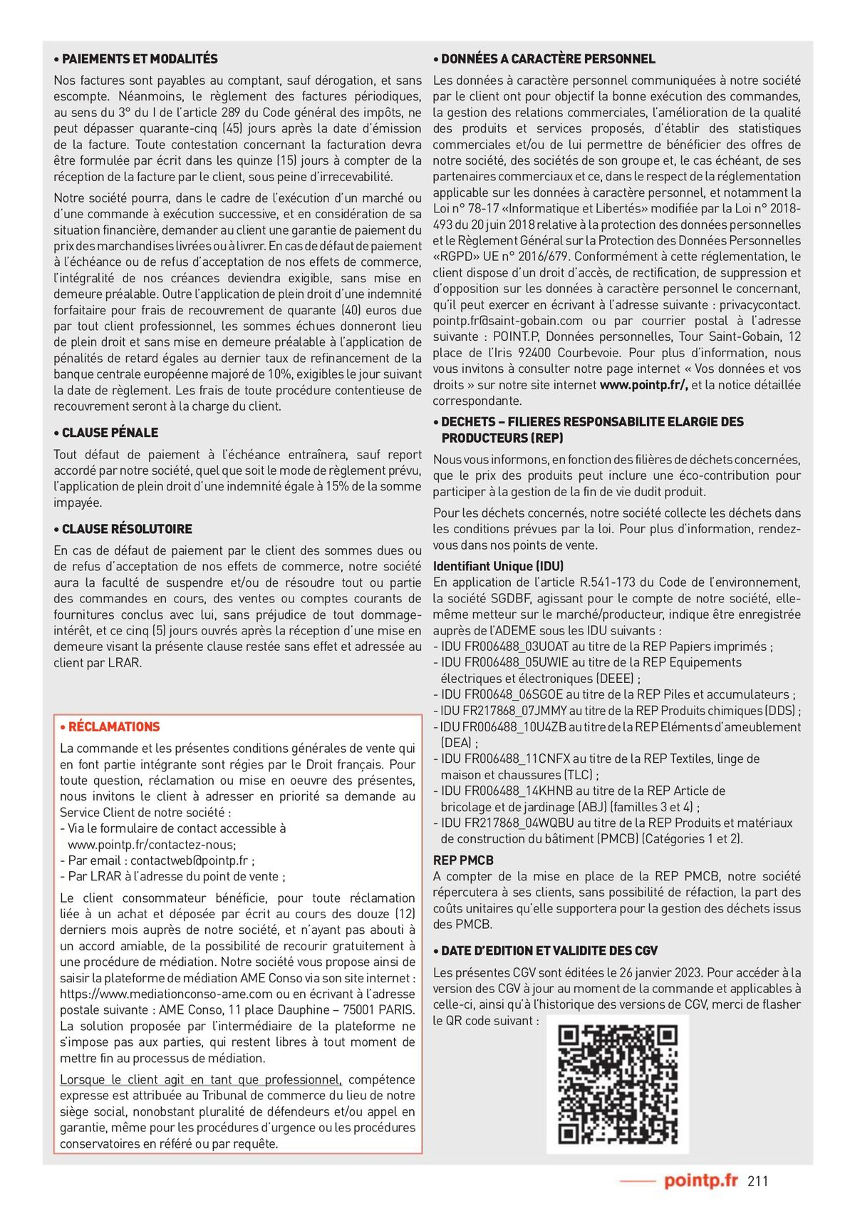 Catalogue Aménagement Extérieur pour les professionnels, page 00211