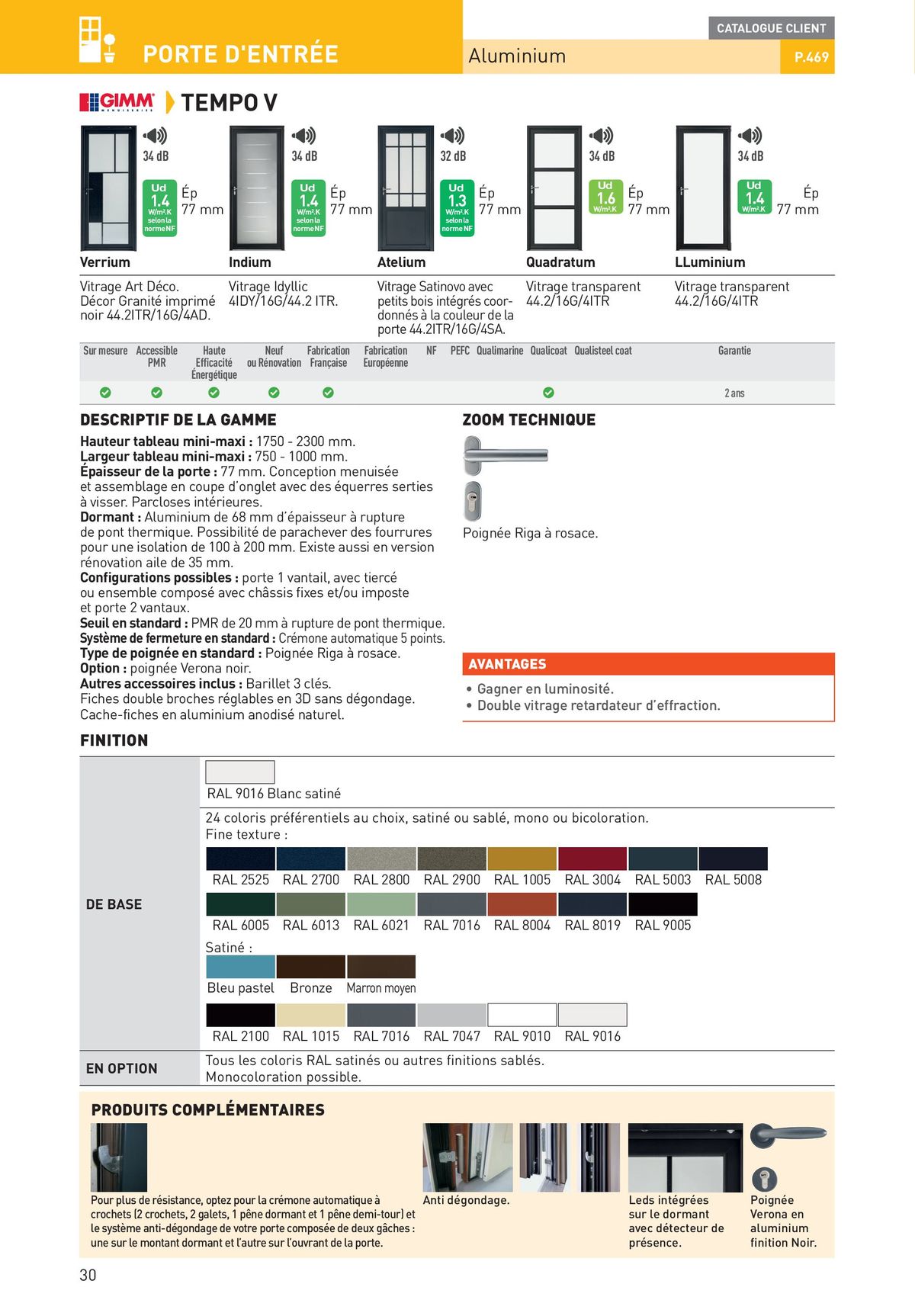 Catalogue Guide Expert Menuiserie 2023, page 00030