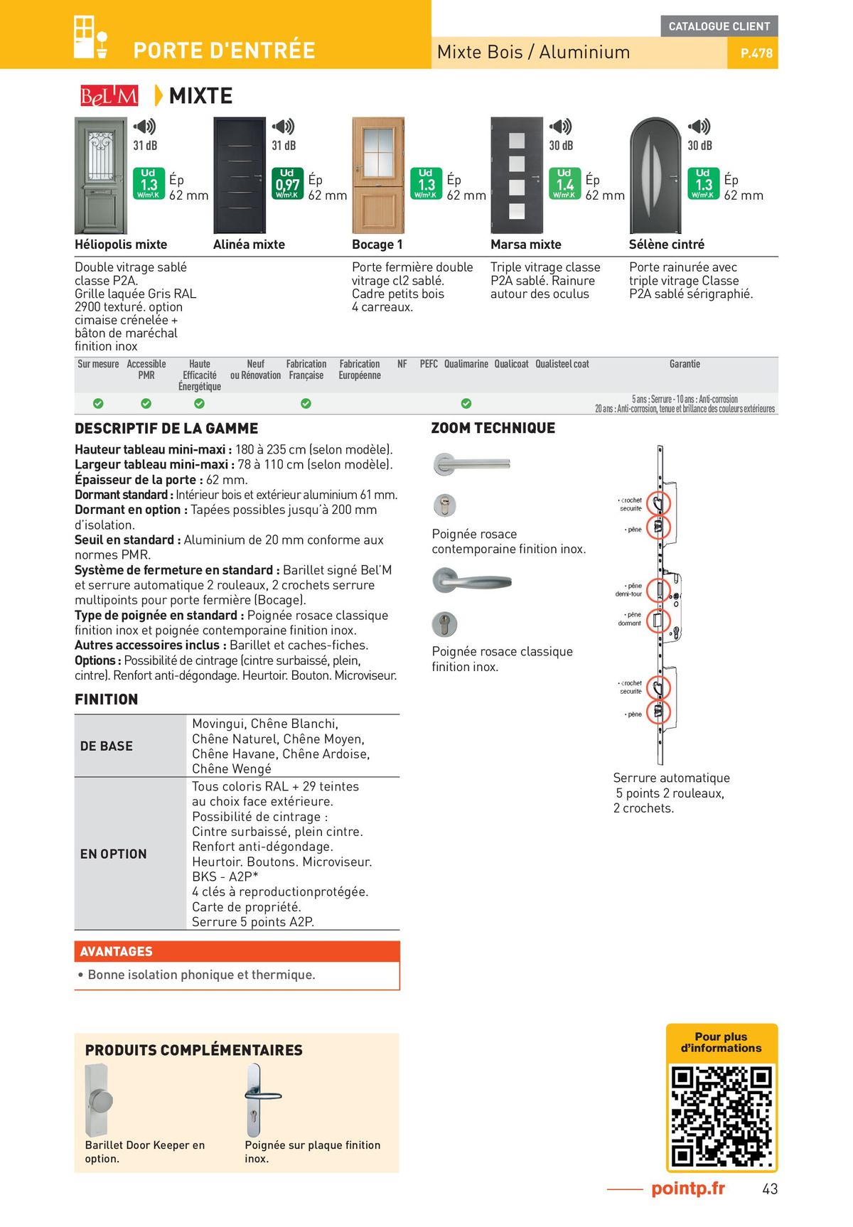 Catalogue Guide Expert Menuiserie 2023, page 00043