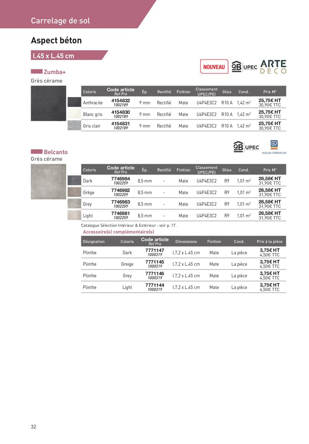 Catalogue Revêtements Habitat et Tertiaire, page 00032