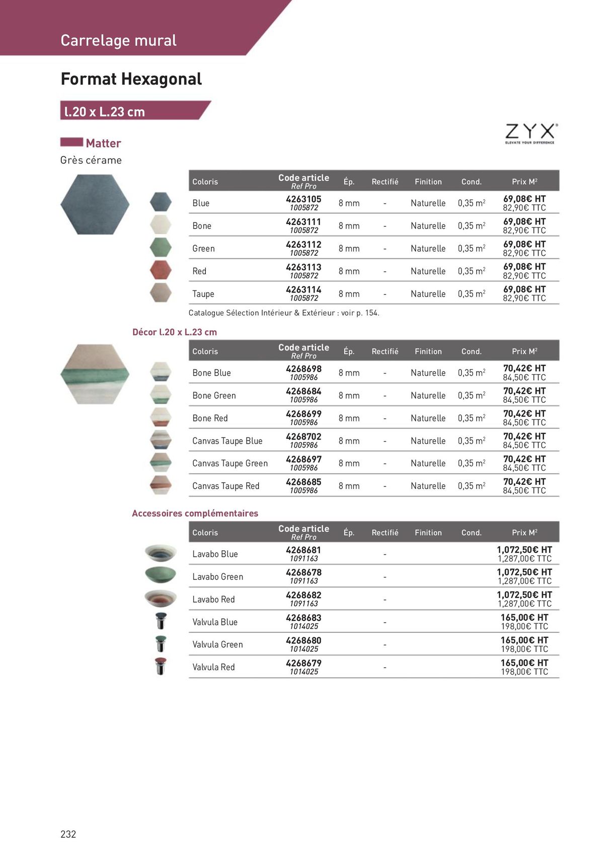 Catalogue Revêtements Habitat et Tertiaire, page 00232