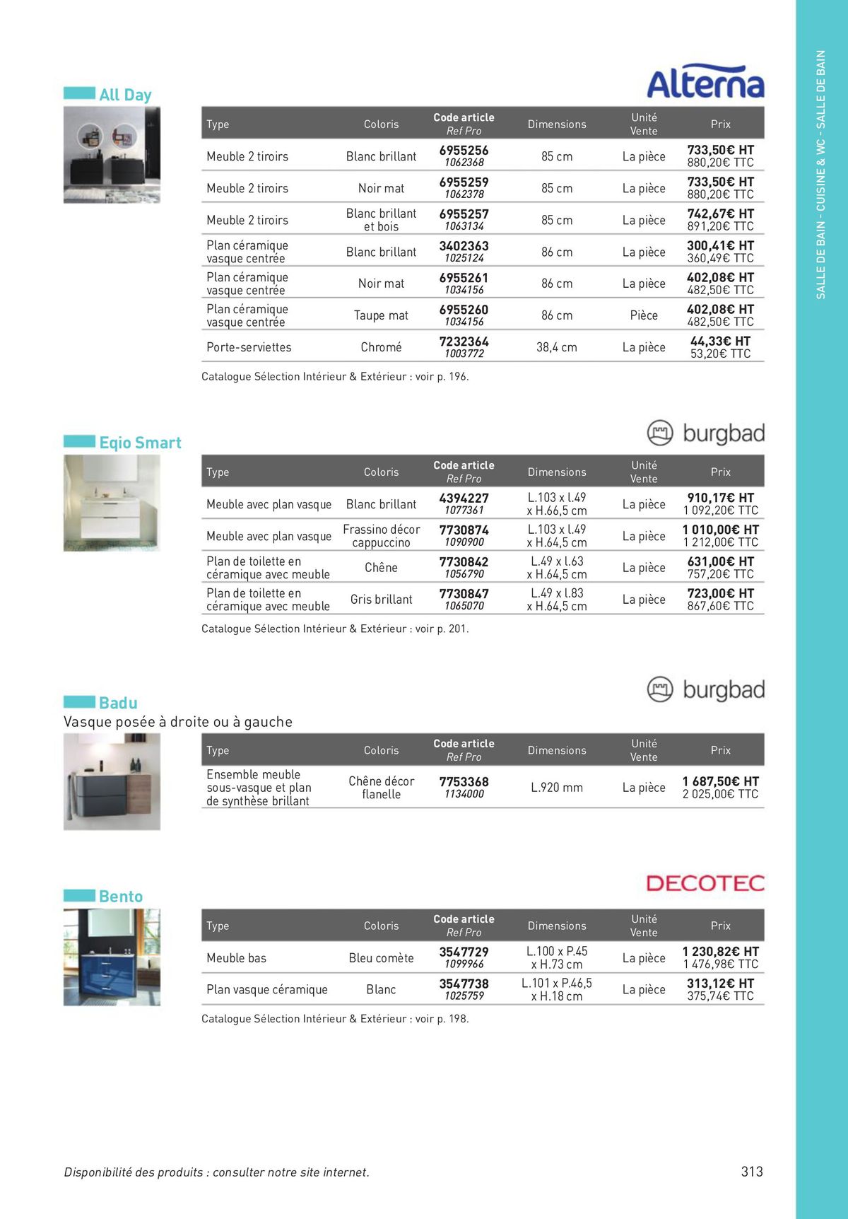 Catalogue Revêtements Habitat et Tertiaire, page 00313