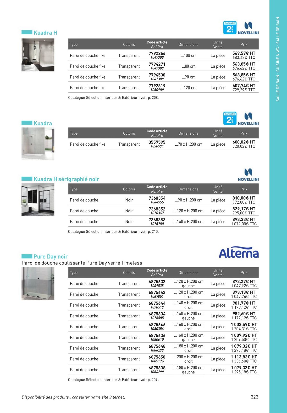 Catalogue Revêtements Habitat et Tertiaire, page 00323