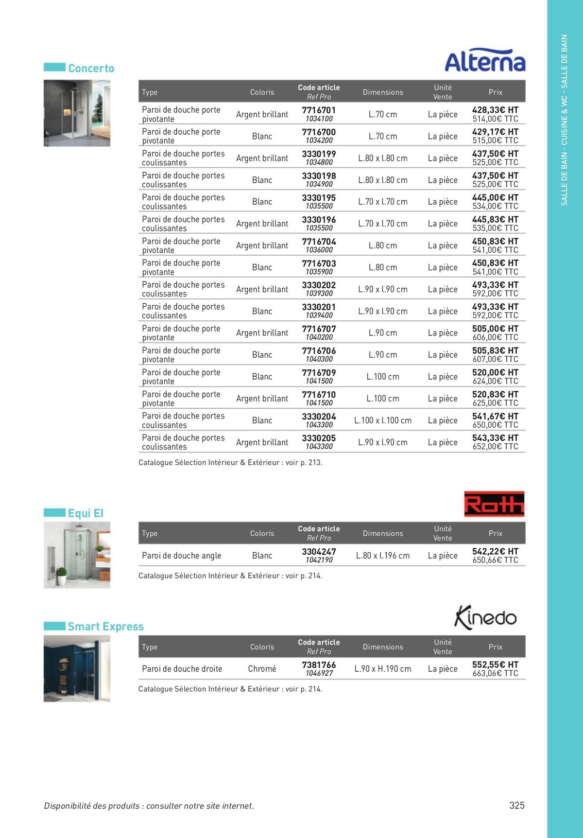 Catalogue Revêtements Habitat et Tertiaire, page 00325