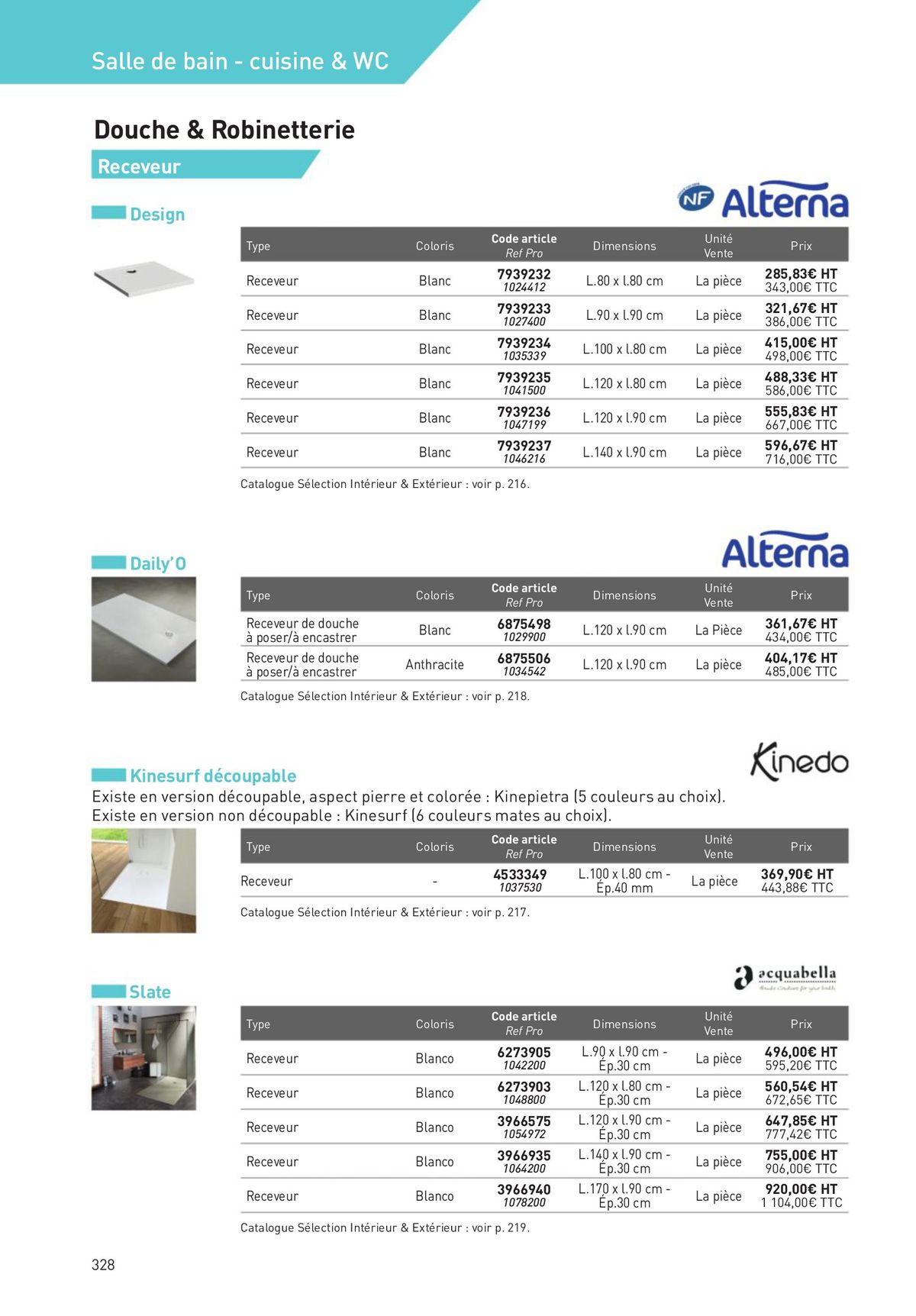 Catalogue Revêtements Habitat et Tertiaire, page 00328