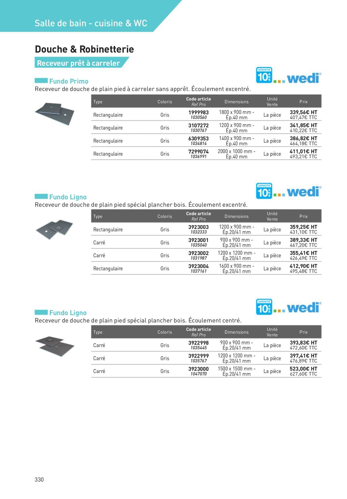 Catalogue Revêtements Habitat et Tertiaire, page 00330